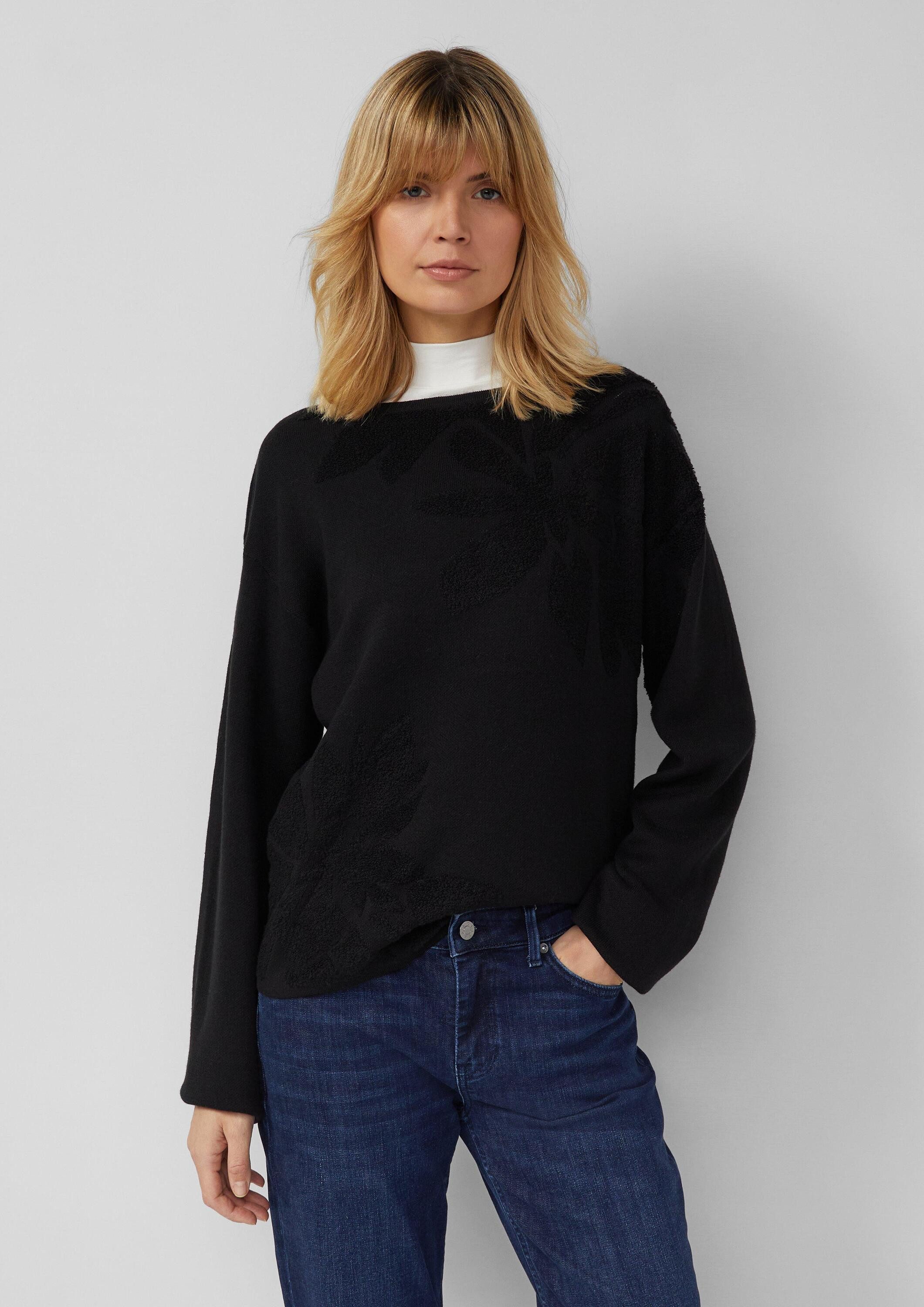 s.Oliver Longpullover Strickpullover Pullover mit dekorativem Strickmuster günstig online kaufen