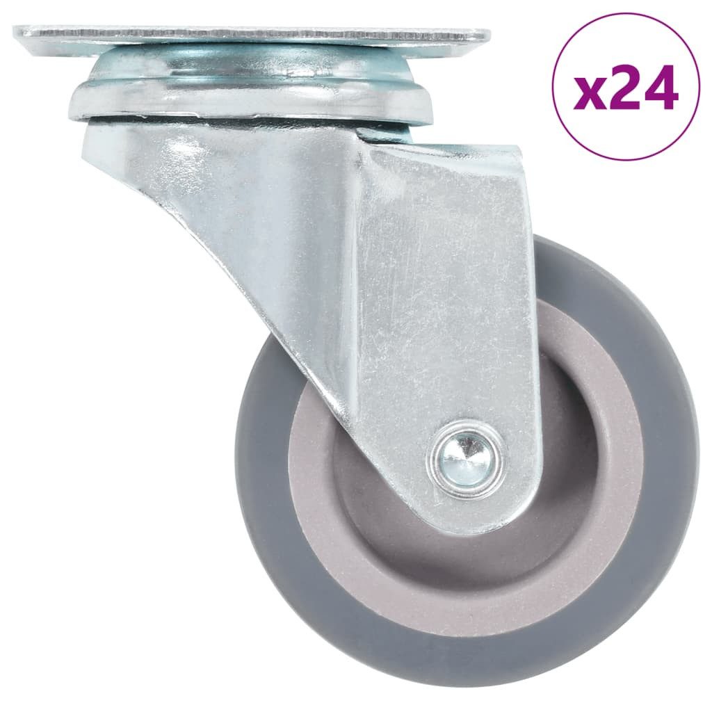 Schwerlastrolle 24 Stk. Lenkrollen 50 mm