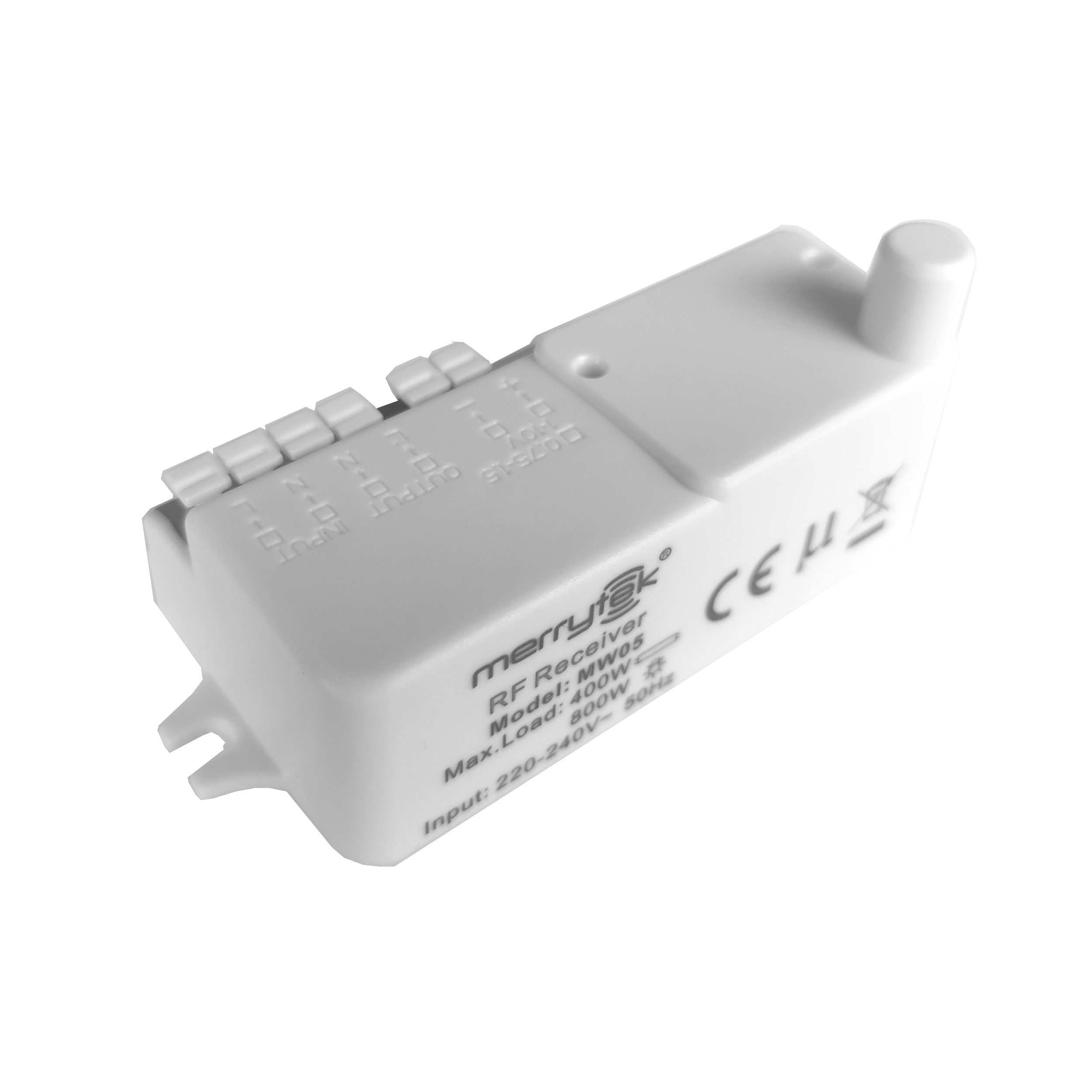 Merrytek Bewegungsmelder MW05 RF Funkempfänger mit Dimmfunktion Kombination mit MC053VRF, (1-St)