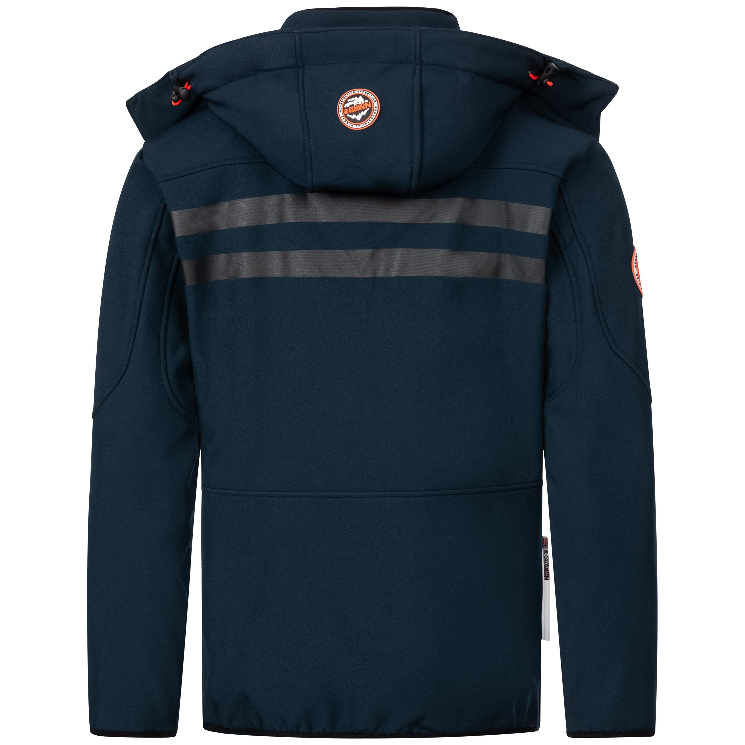 Geographical Norway Softshelljacke Herren Damen Übergangsjacke Wind Wasser Abweisend Jacke Frühling Elastisches Material, Bewegungsfreundlich, Leichtes Material