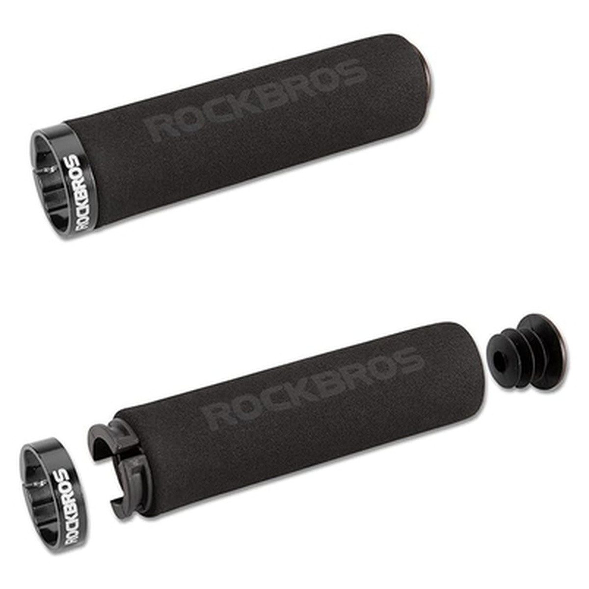 ROCKBROS Fahrradlenkergriff Rockbros BT1001BKBK Schwamm Fahrradlenkergriffe