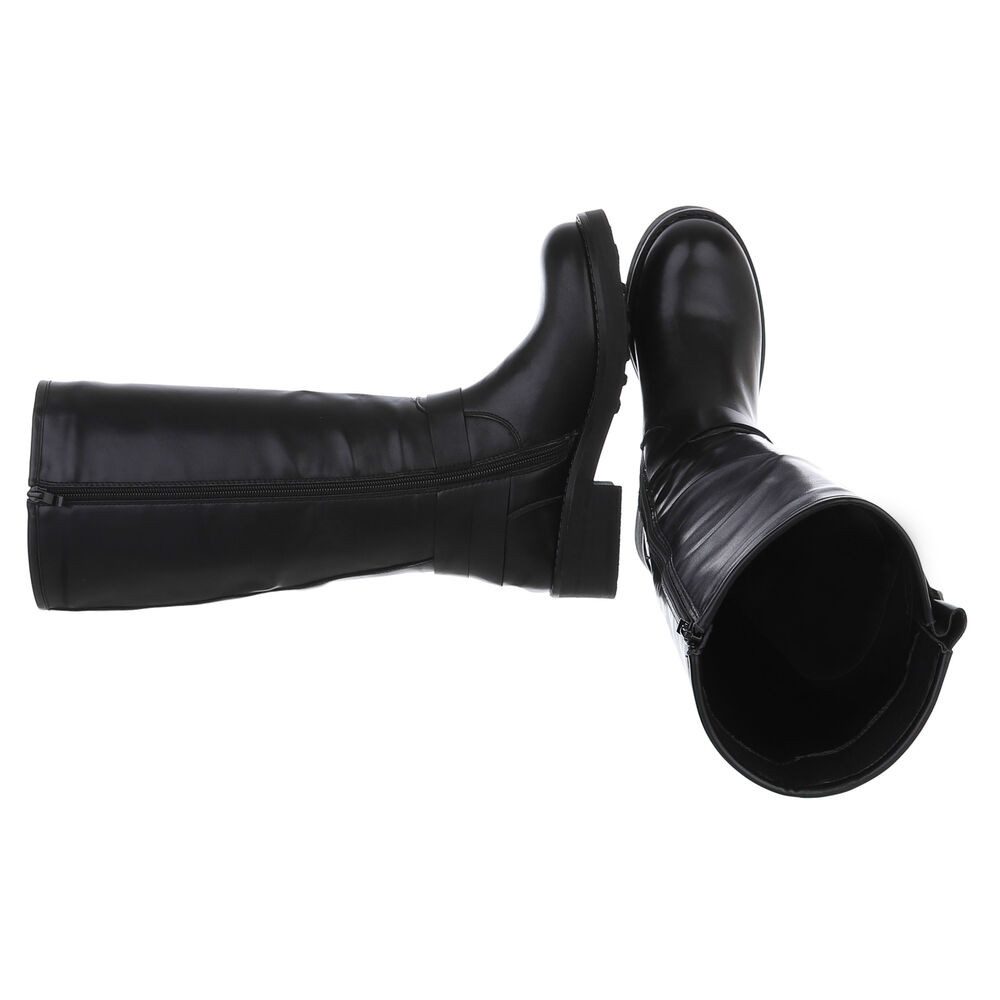 Ital-Design Damen Bikerschuhe Biker Westernstiefel (88577317) Blockabsatz F günstig online kaufen