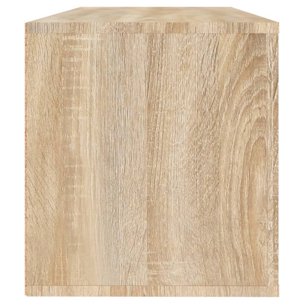 100x35x38 cm Schuhschrank Wand-Sonoma-Eiche Holzwerkstoff furnicato