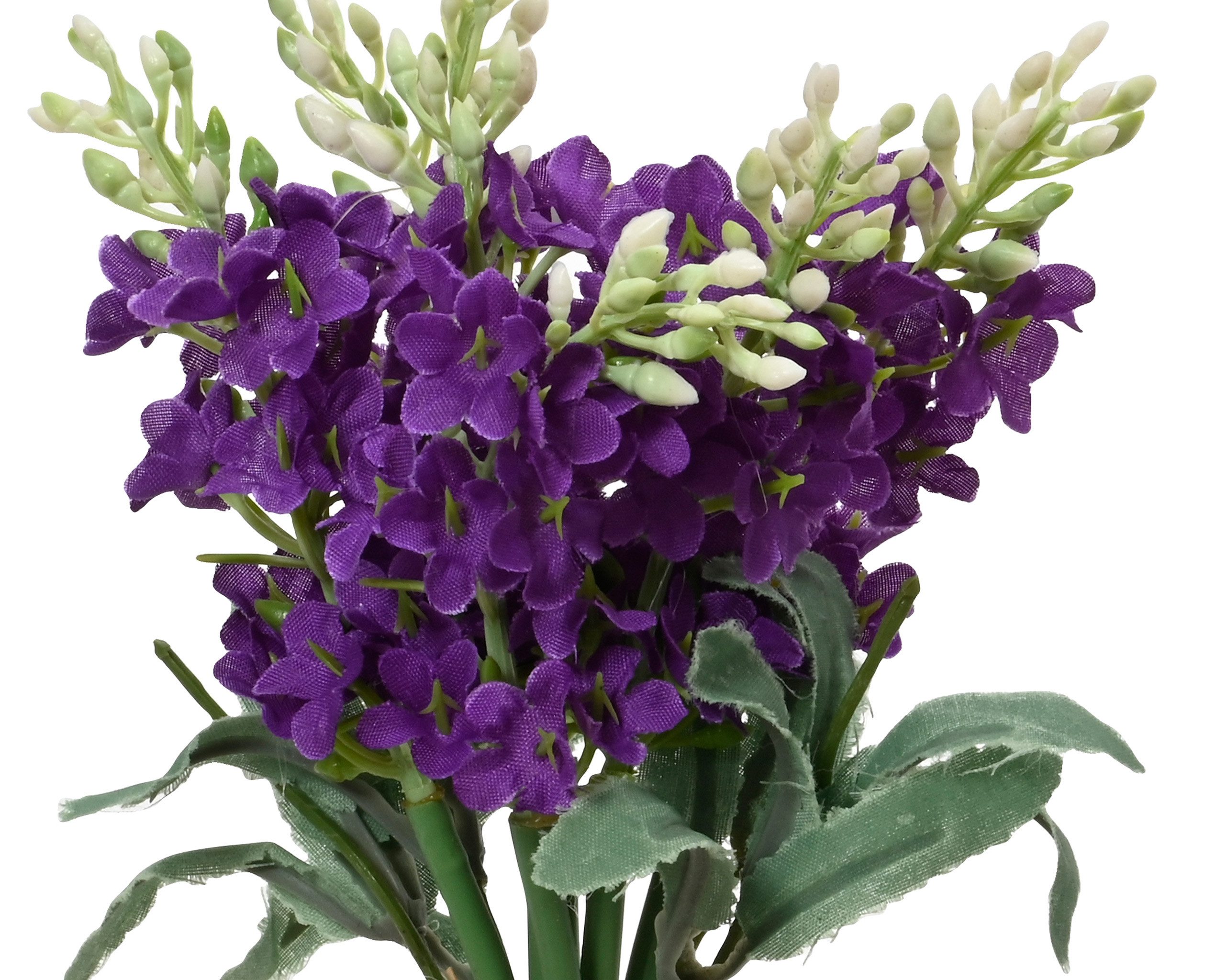 Kunstblume, Decoris season decorations, Künstlicher Blumenstrauß Levkojen 12x26cm 1 Stück sortiert
