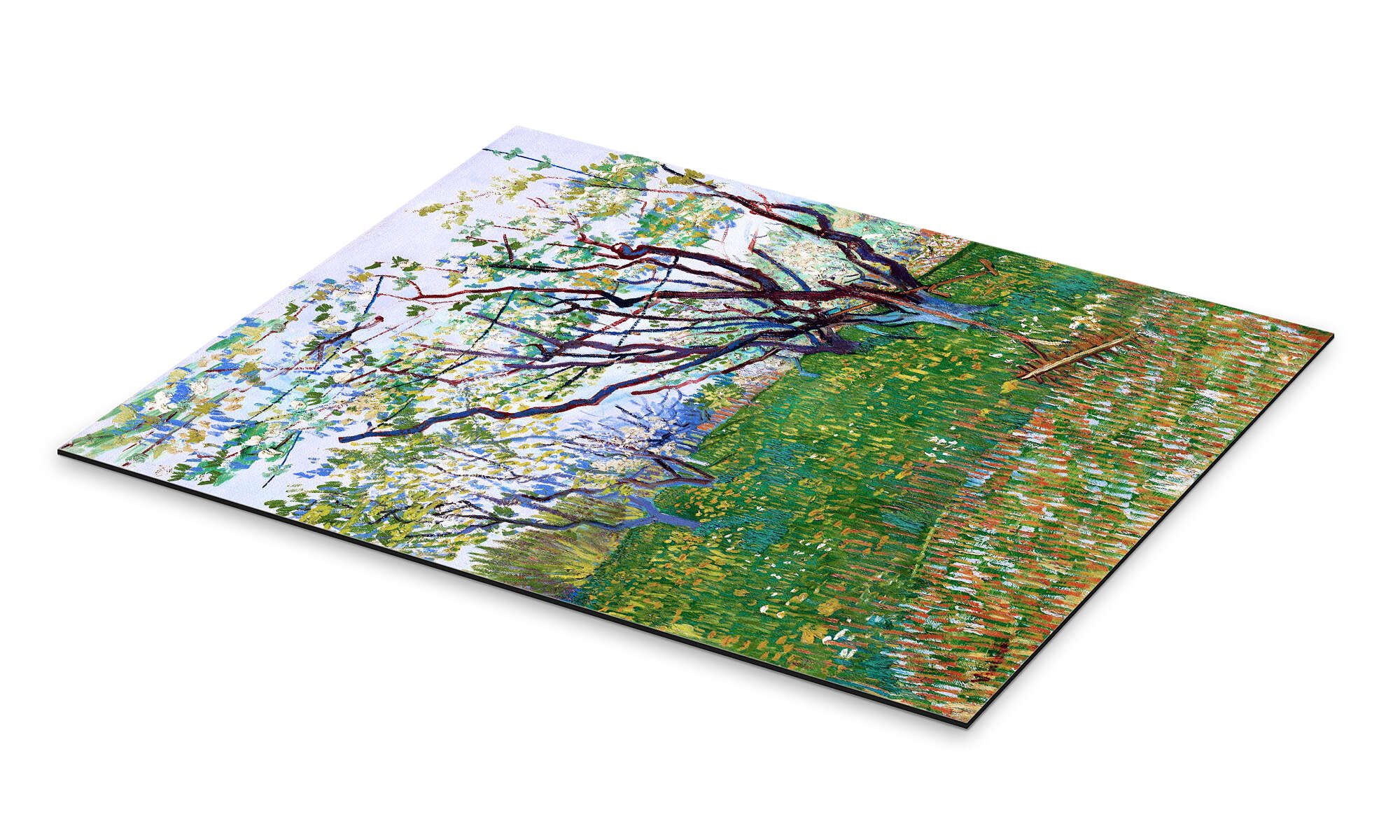Posterlounge Wandbild Obstgarten in der Blüte, Vincent van Gogh, erhältlich als Poster, Leinwandbild, Wandsticker oder Acrylglasbild
