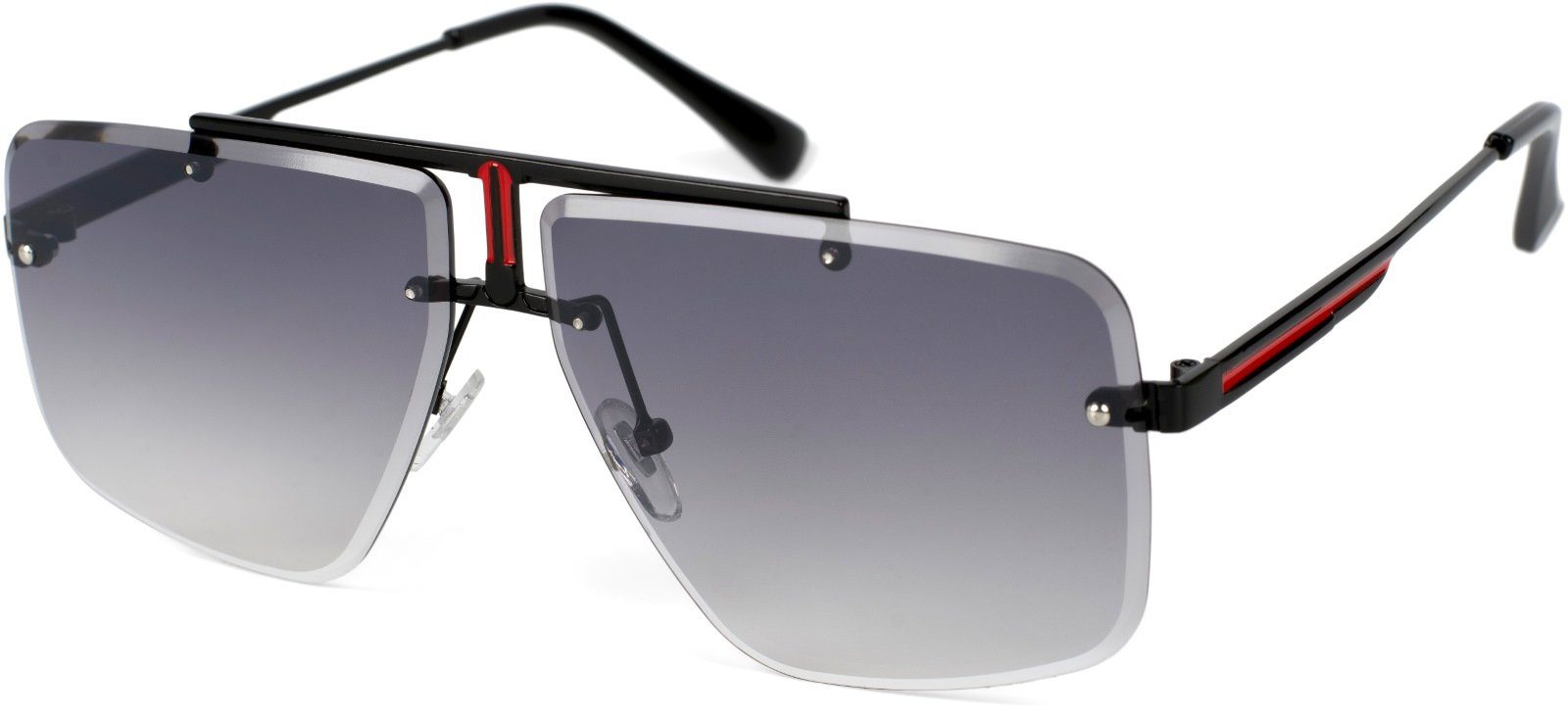 styleBREAKER Sonnenbrille Rechteckige Retro Sonnenbrille mit günstig online kaufen