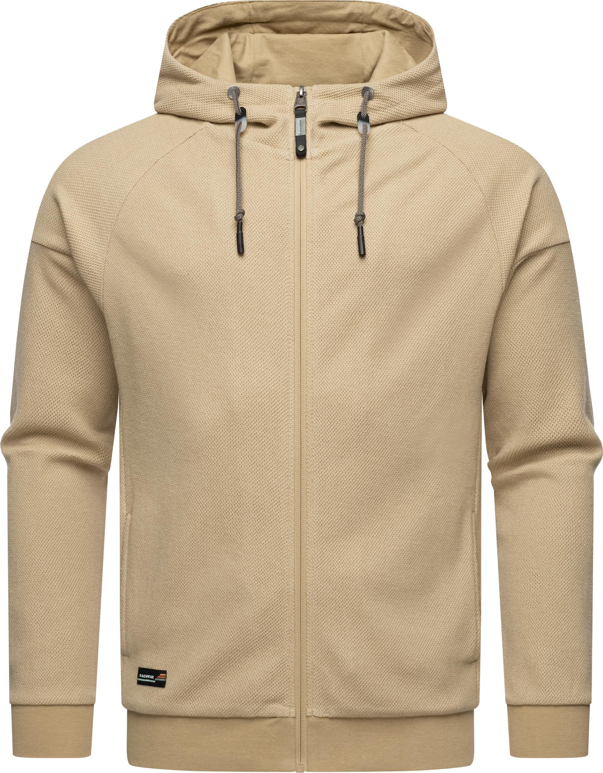 Ragwear Kapuzensweatjacke Dreyner Herren Basic Sweatjacke mit Kapuze