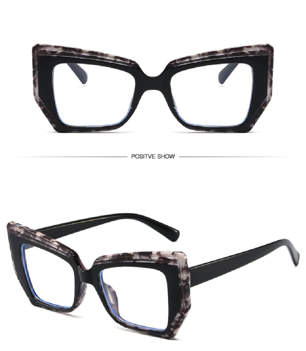 PACIEA Brille Damen Damen Herren Mehrfarbig Blaulichtfilter Oversized Anti-Müdigkeit