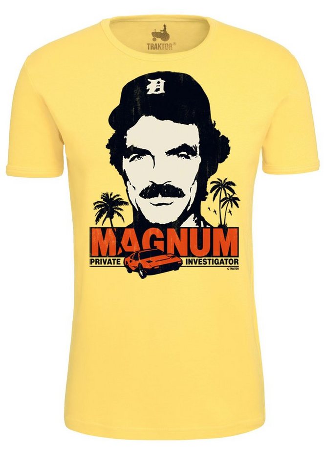 LOGOSHIRT T-Shirt Magnum mit coolem Print, Dank Einlaufvorbehandlung auch  nach vielen Wäschen formstabi