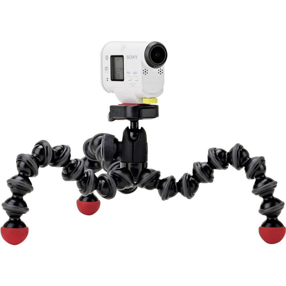 JOBY GorillaPod® Action Tripod 1/4 Zoll Arbeitshöhe=26 cm (max) Schwar Dreibeinstativ