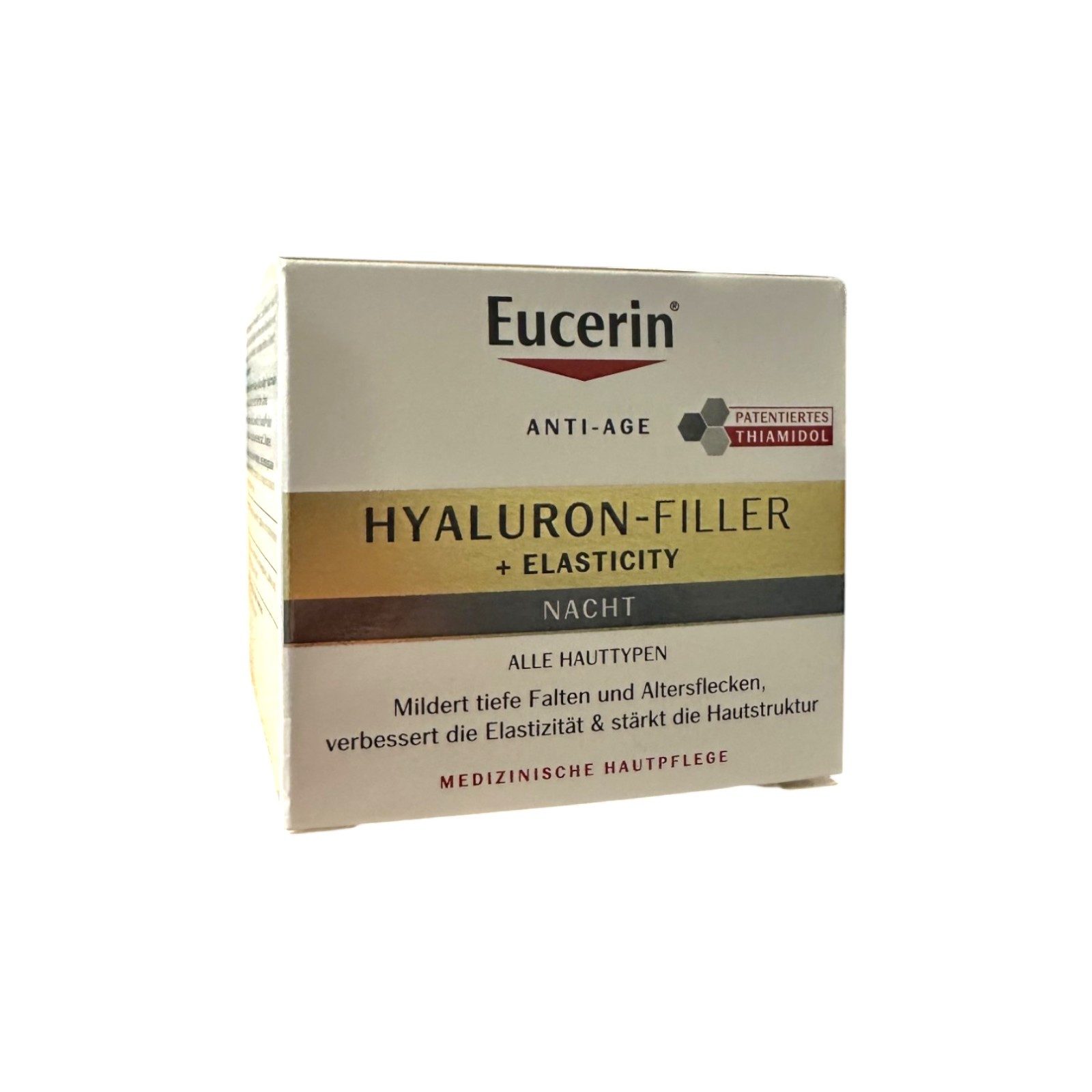 Eucerin Anti-Aging-Creme Elasticity+Filler Nachtcreme, Faltencreme, glattes Hautgefühl