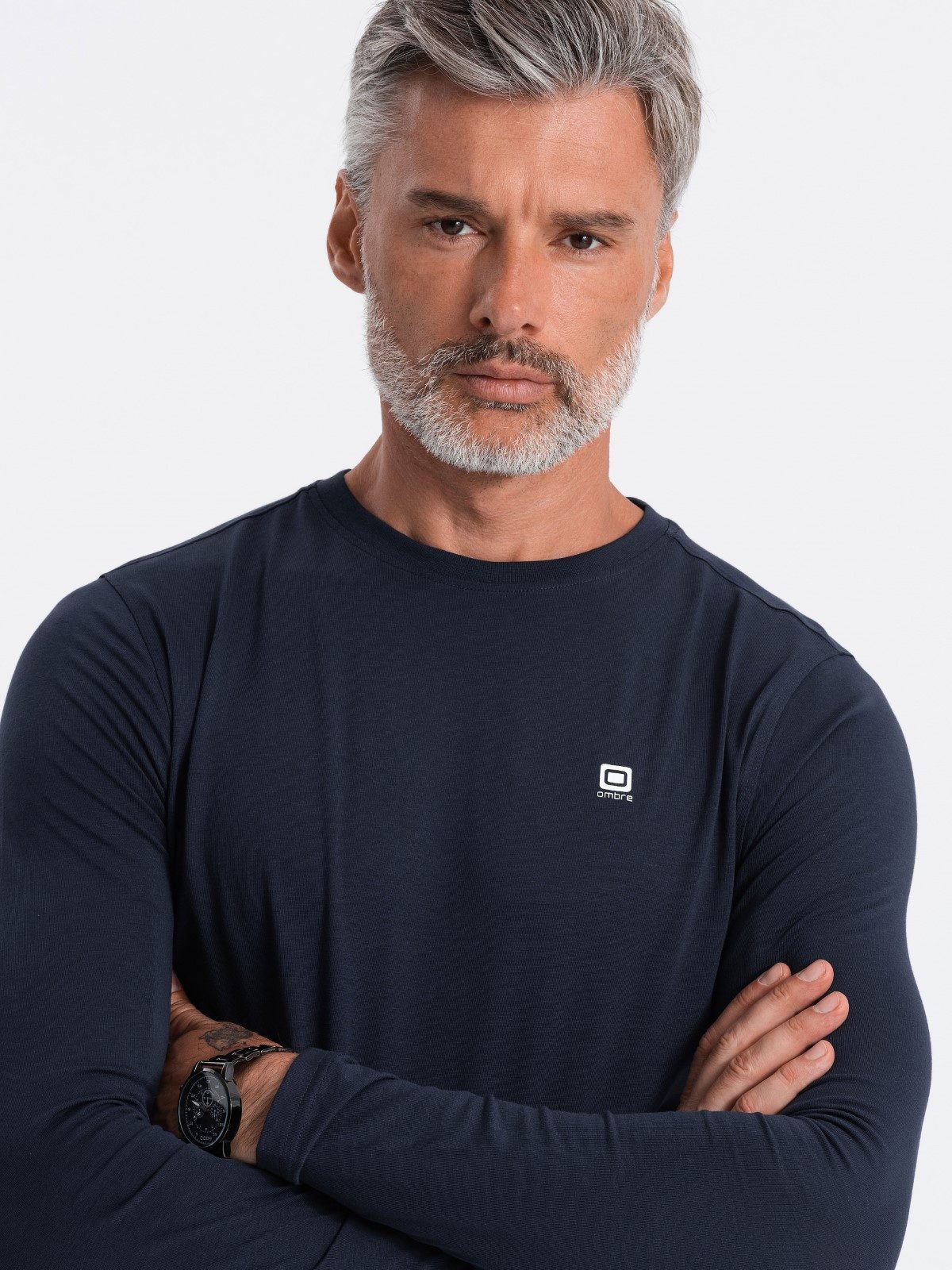 OMBRE Longsleeve Longsleeve mit Rundhalsausschnitt günstig online kaufen