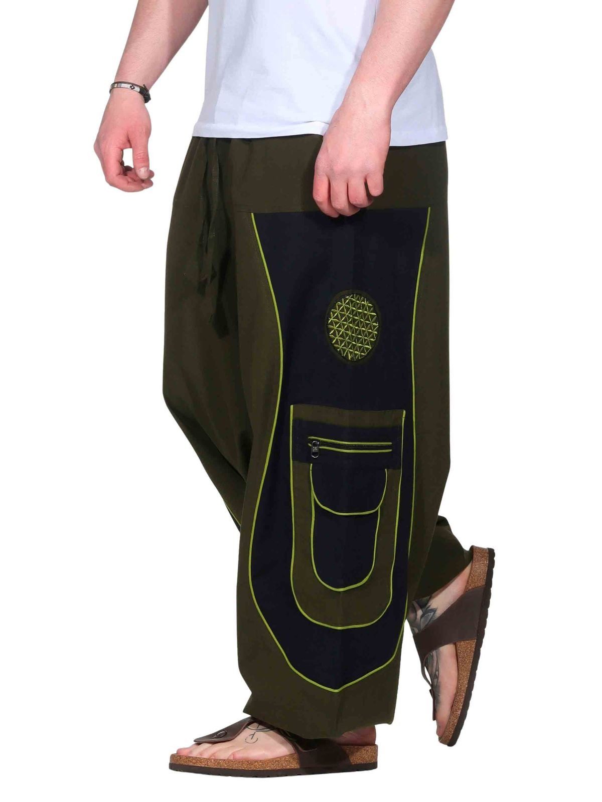 KUNST UND MAGIE Haremshose Cargohose Hippie günstig online kaufen