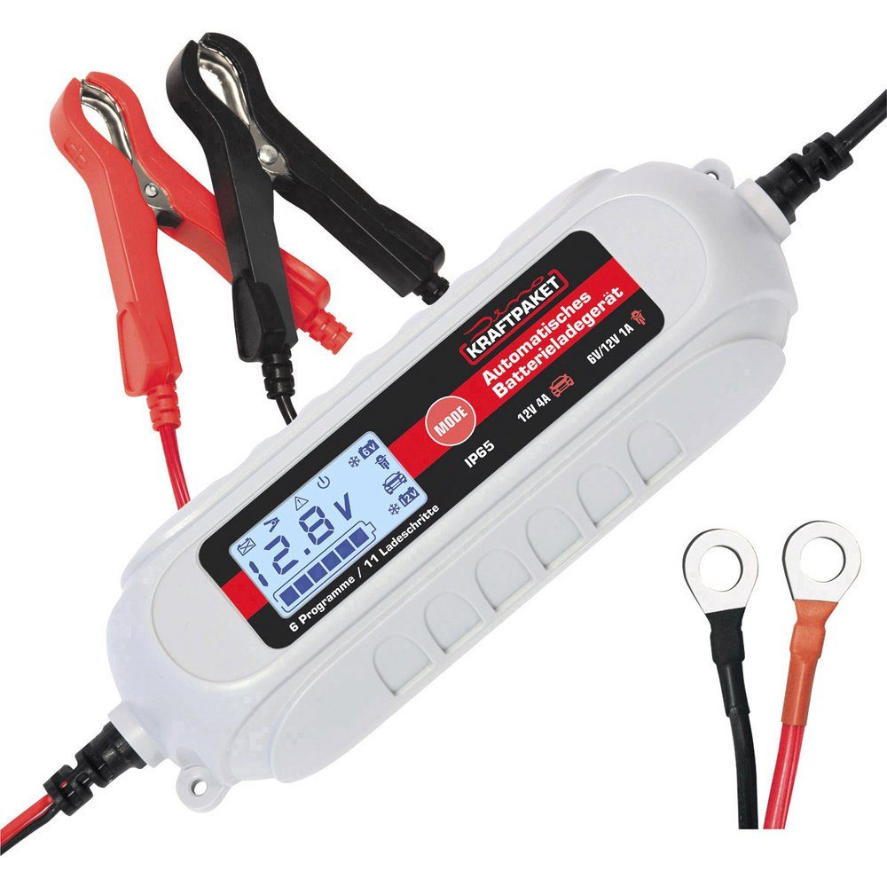 Dino KRAFTPAKET Dino KRAFTPAKET 136312 Automatikladegerät 12 V, 6 V 3.8 A Autobatterie-Ladegerät von Dino KRAFTPAKET