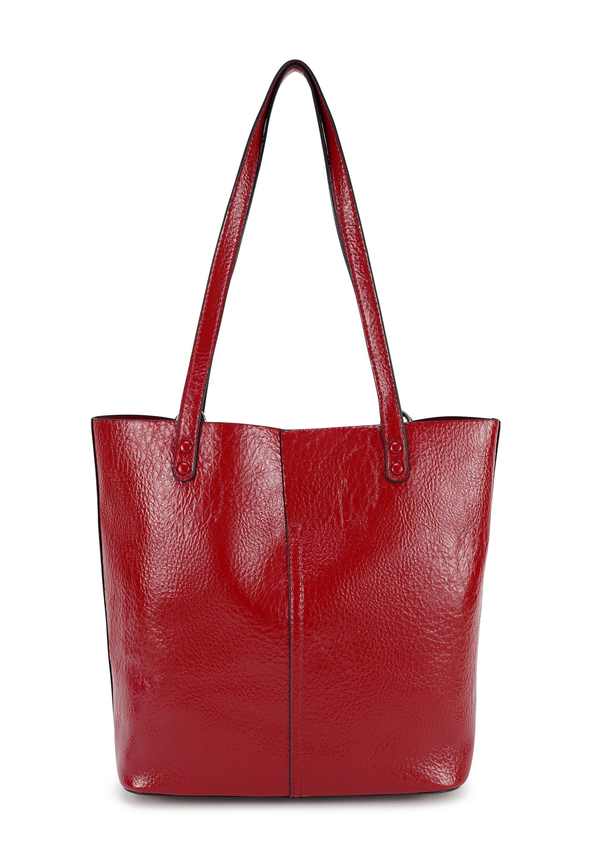 Harpa Henkeltasche CASSIDY, in Lackoptik inklusive Kosmetiktasche