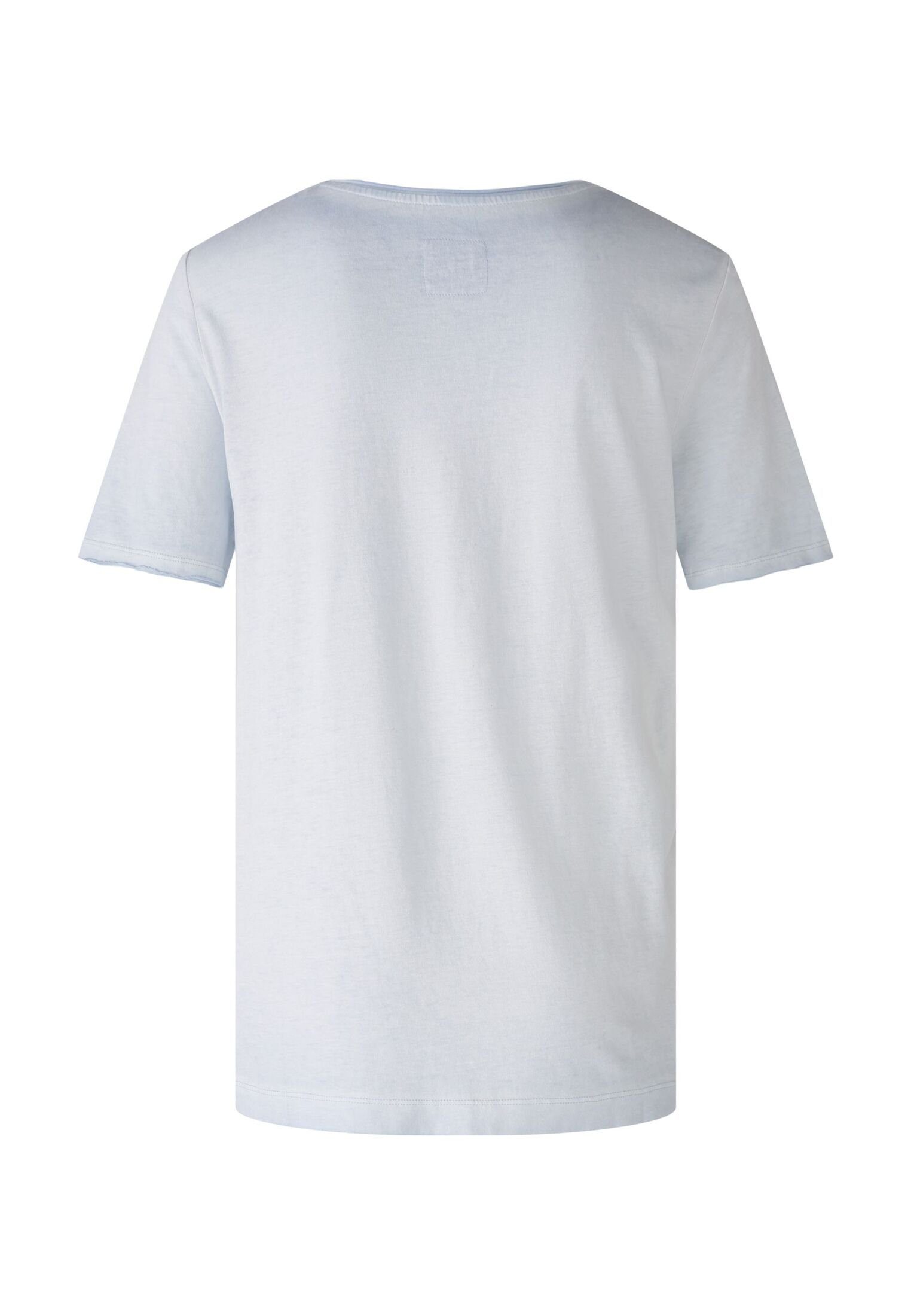 Baumwolle-Modalmischung light T-Shirt blue Oui T-Shirt
