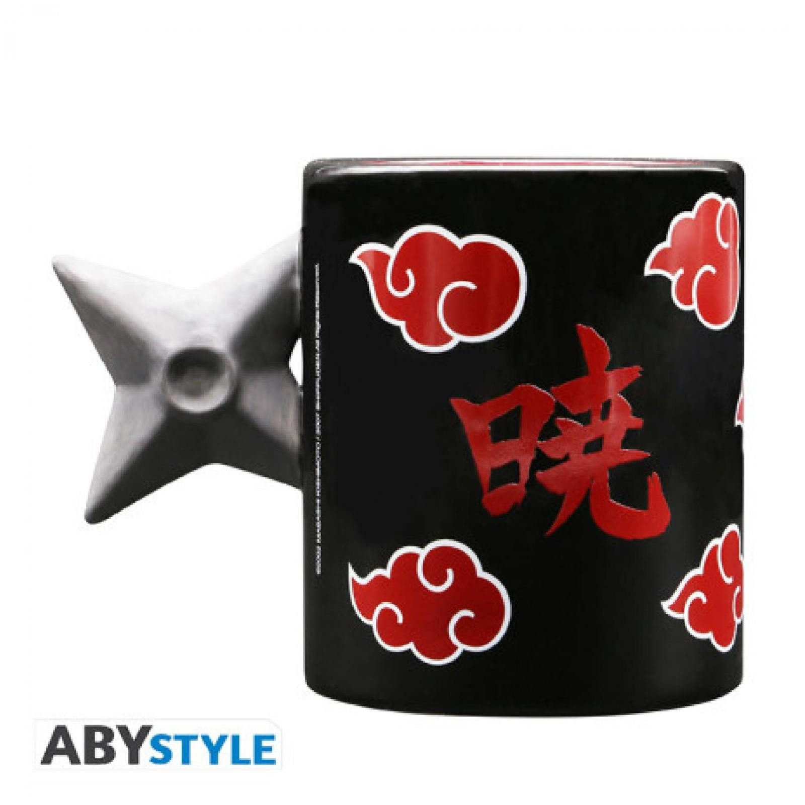 ABYstyle Tasse NARUTO SHIPPUDEN - Mug 3D handle - Shuriken Akatsuki