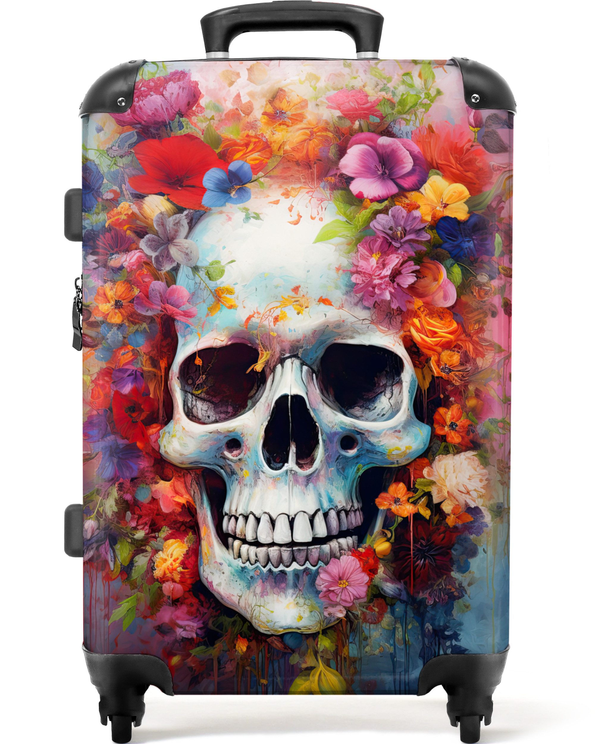 NoBoringSuitcases.com© Hartschalen-Trolley mit leuchtende Räder - günstig online kaufen