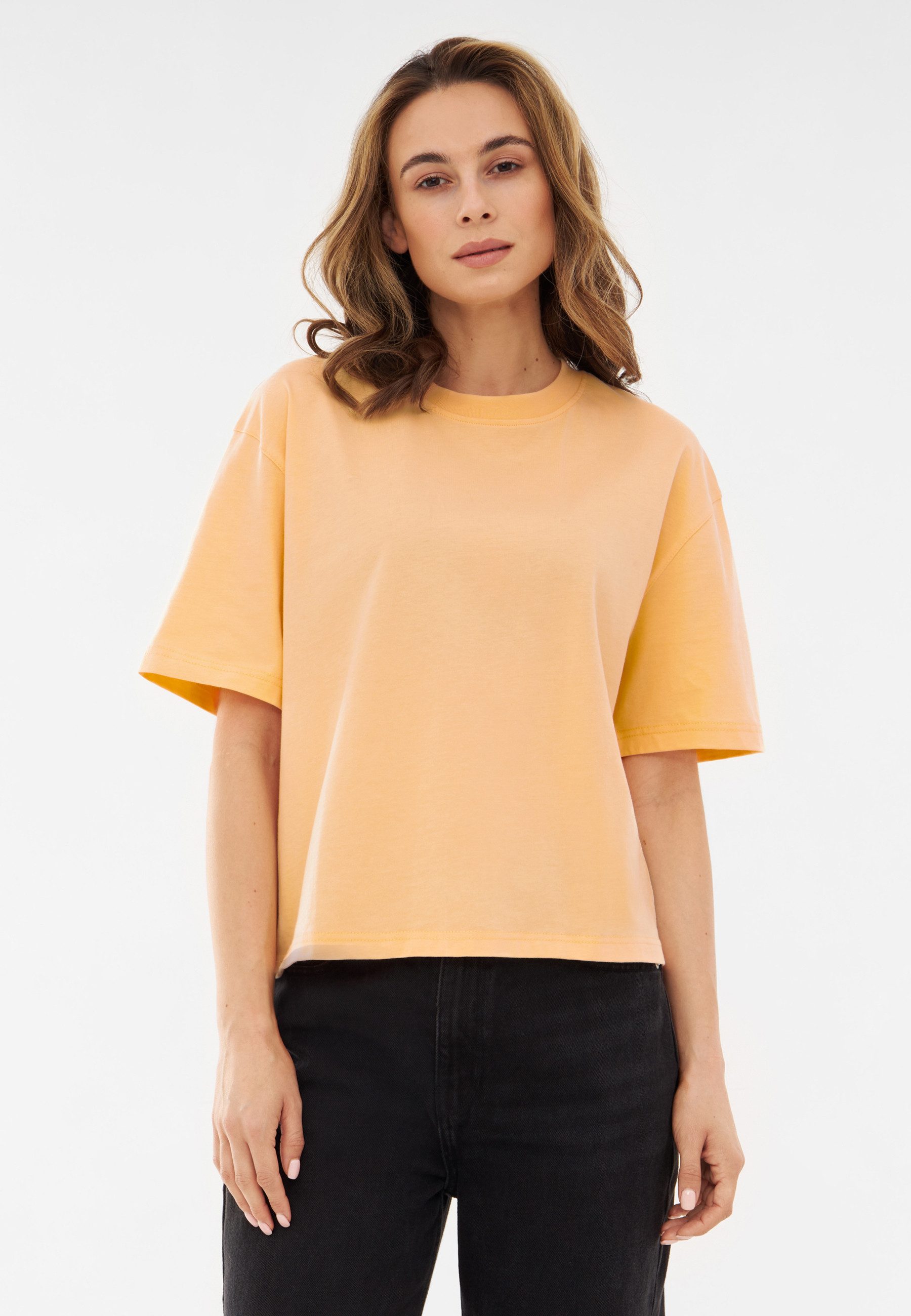 Johnny Urban T-Shirt Zoey Oversize Cropped T-Shirt Kurzes Tshirt mit Rundha günstig online kaufen