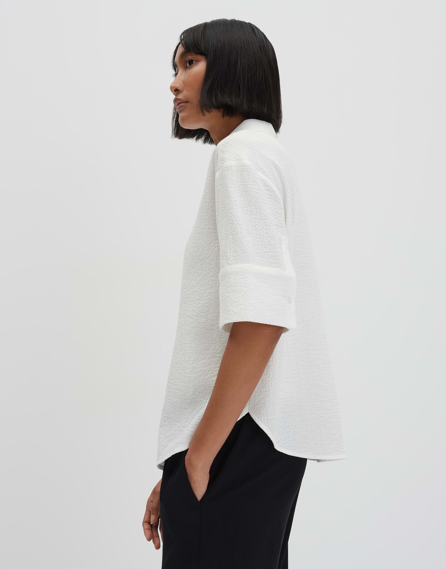 someday Kurzarmbluse ZUBLIANA Regular aus Baumwolle