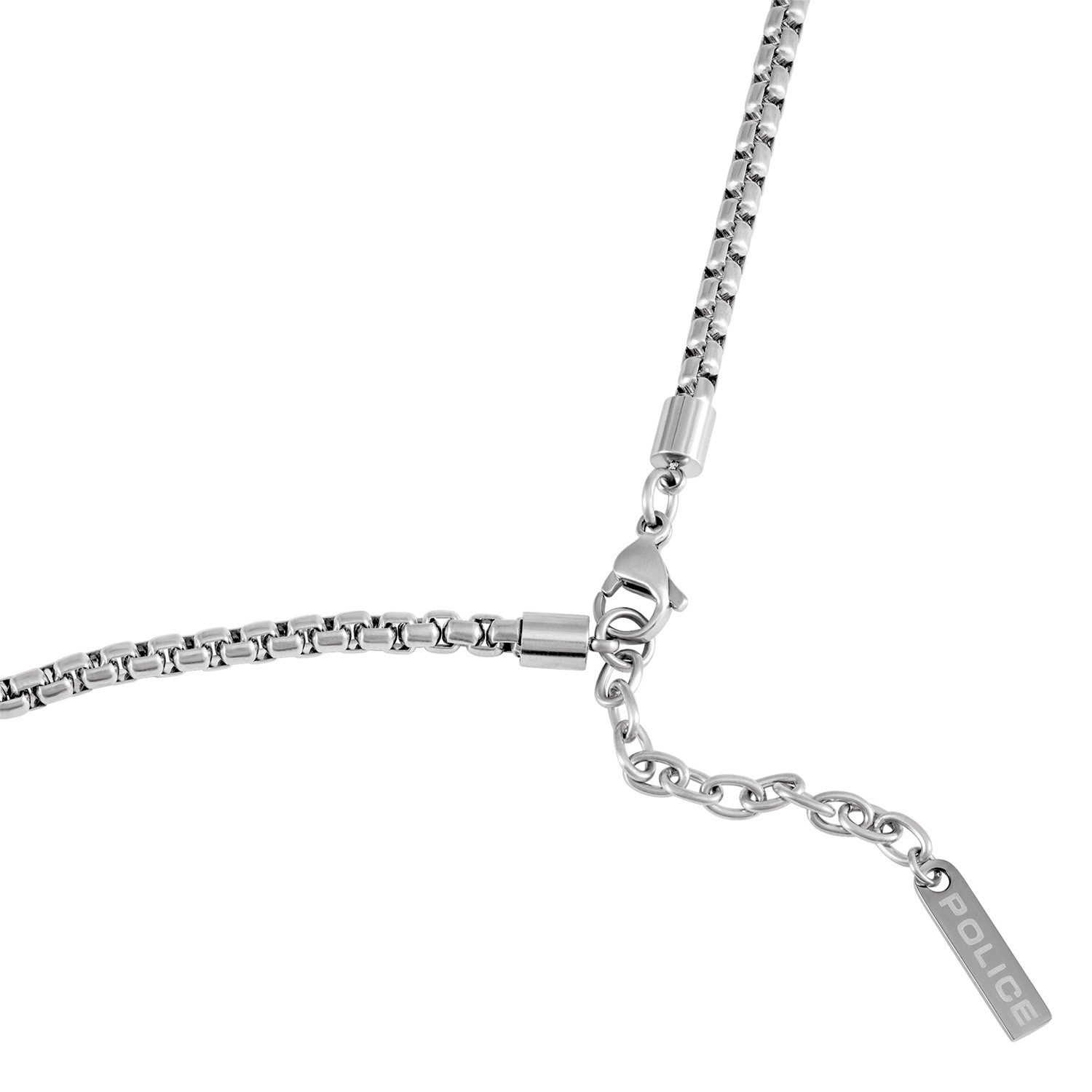 Police Kette mit Anhänger Serrator Edelstahl
