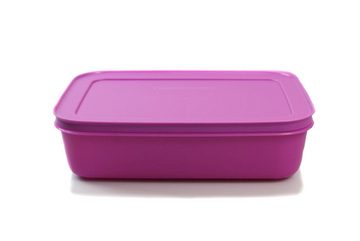 TUPPERWARE Frischhaltedose Eis-Kristall 1,0 L lila flach + SPÜLTUCH