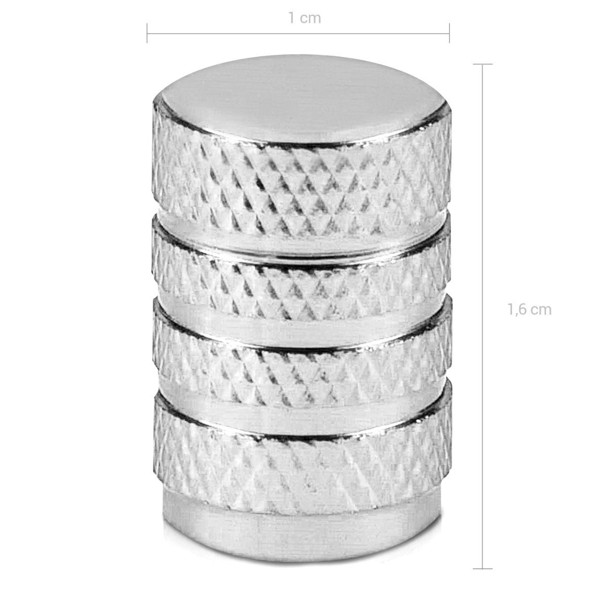 kwmobile Etui 5x Auto Ventilkappen Abdeckung, Schraderventil Metall Kappen günstig online kaufen