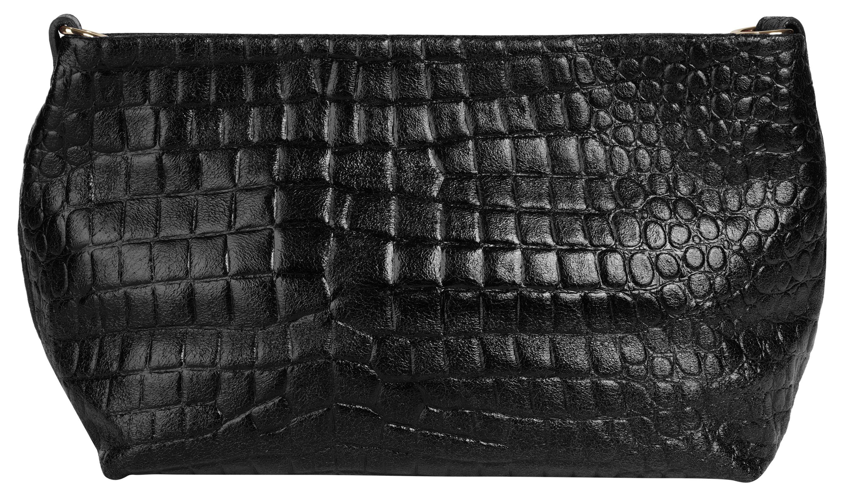 Samantha Look Umhängetasche (1-tlg), echt Leder, Made in Italy