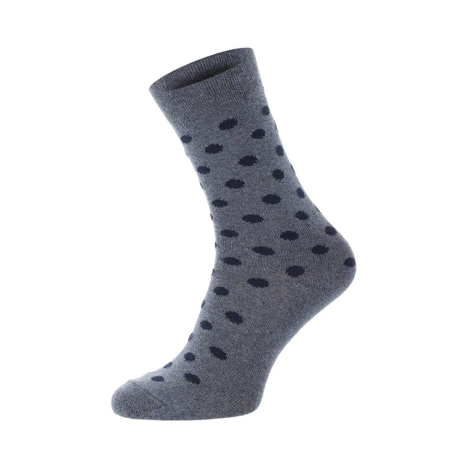 Socken Frauen Lifestyle Socke Damen (10-Paar) Chili Punkte
