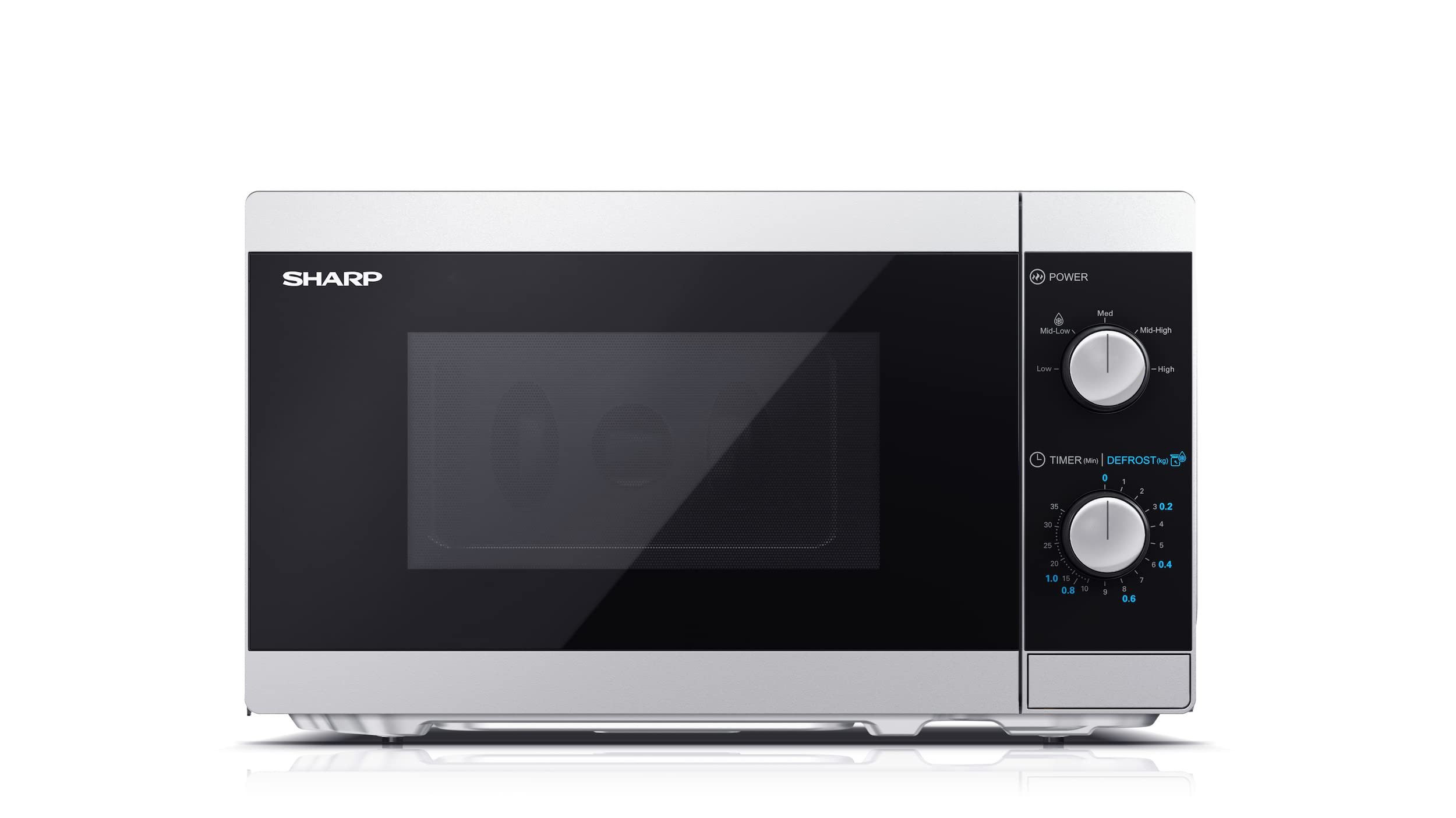 Sharp Küchenarmatur Sharp Magnetron YC-MS01E-S 20L Mikrowelle (Mikrowelle, Mikrowelle)