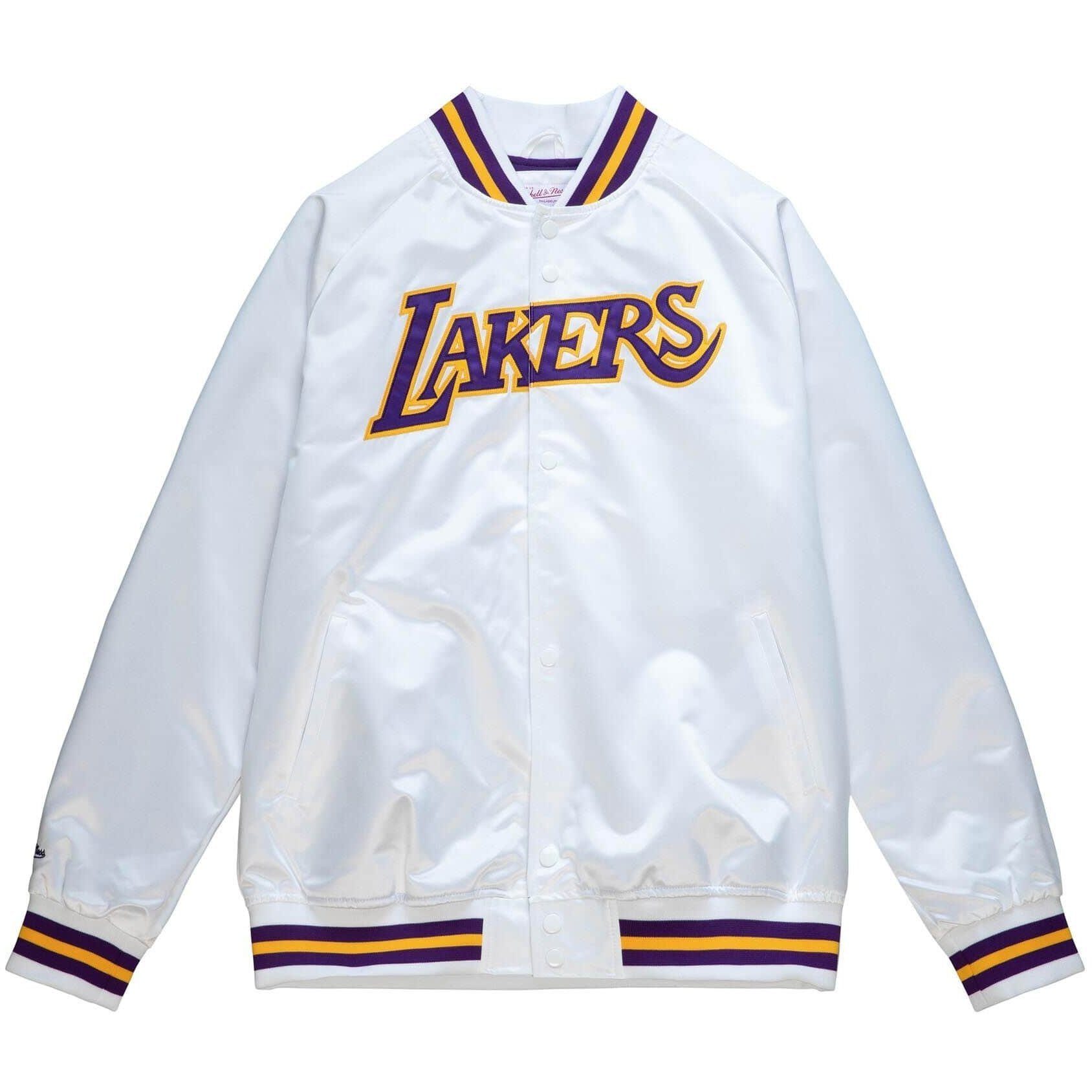 Mitchell & Ness Windbreaker Satin Los Angeles Lakers | Übergangsjacken