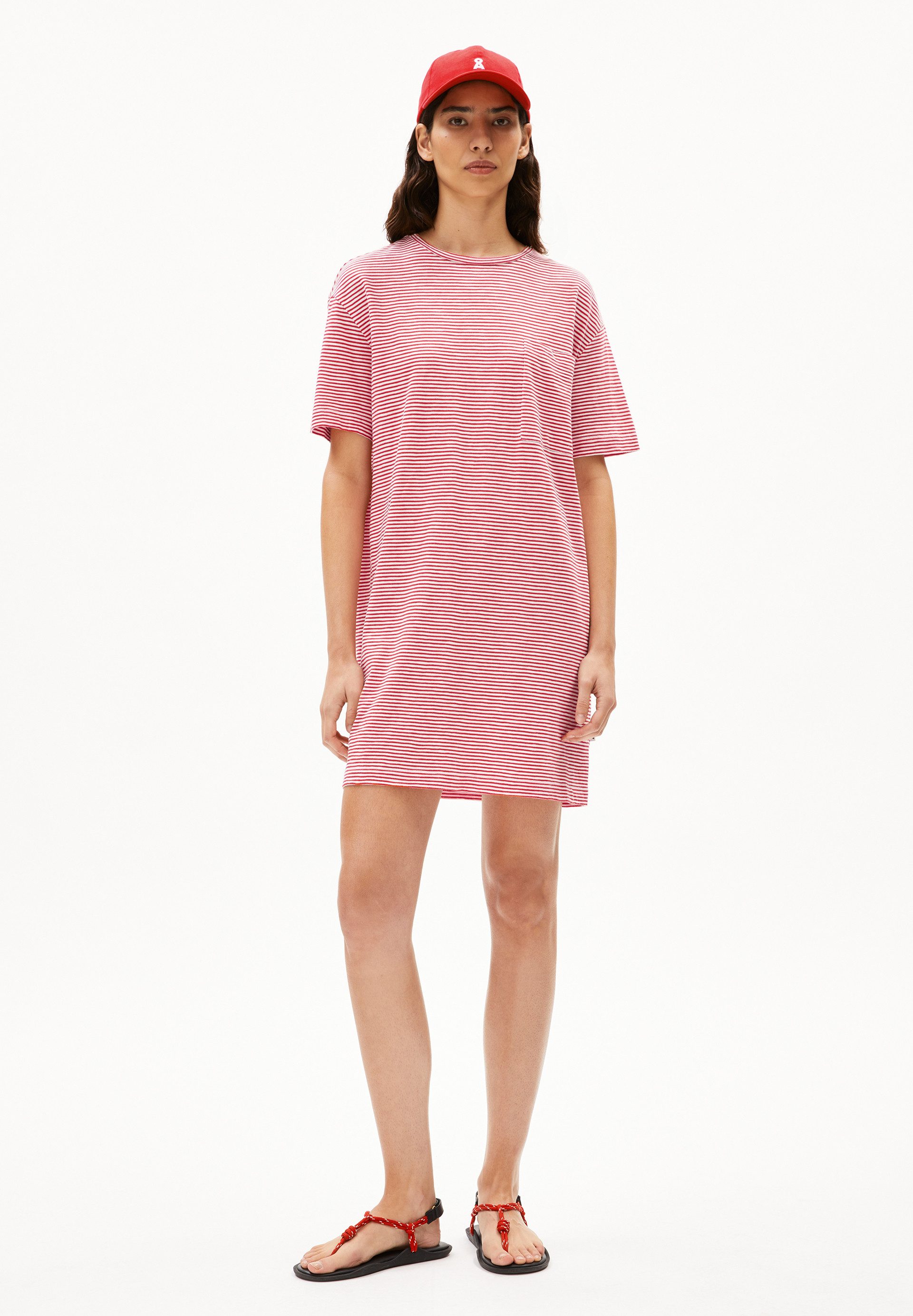 Armedangels Midikleid CHAARA LOVELY STRIPES Loose Fit günstig online kaufen