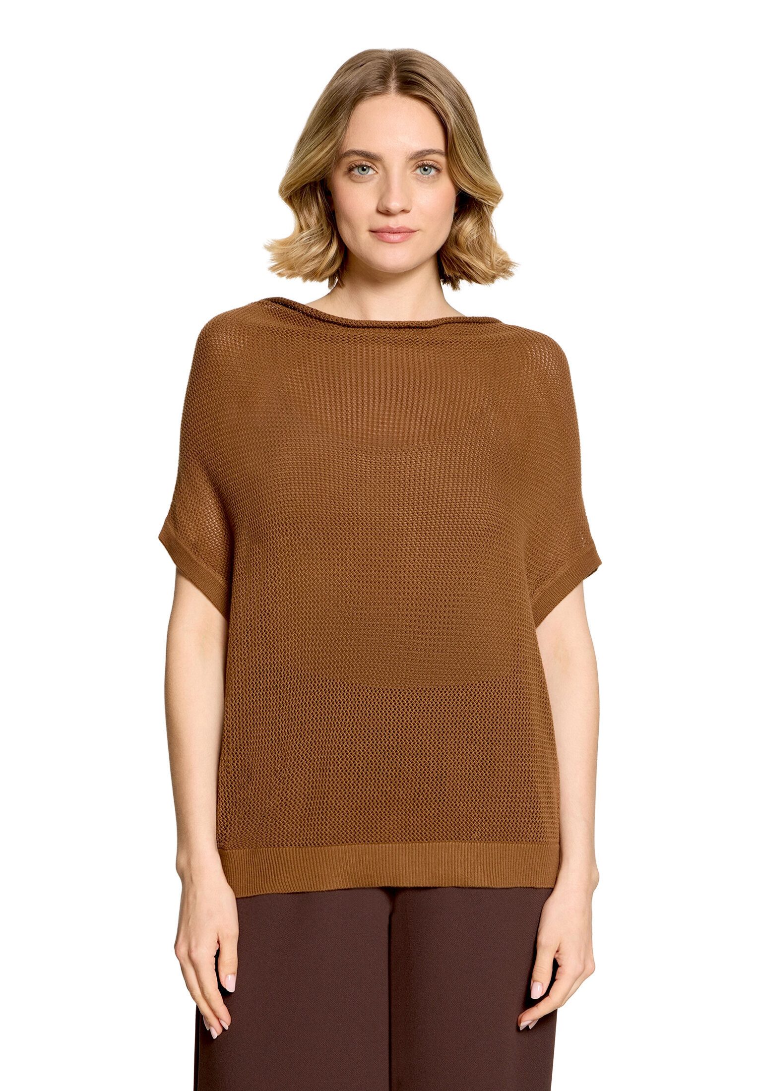 Betty Barclay Stricktop Damen mit Wasserfallausschnitt