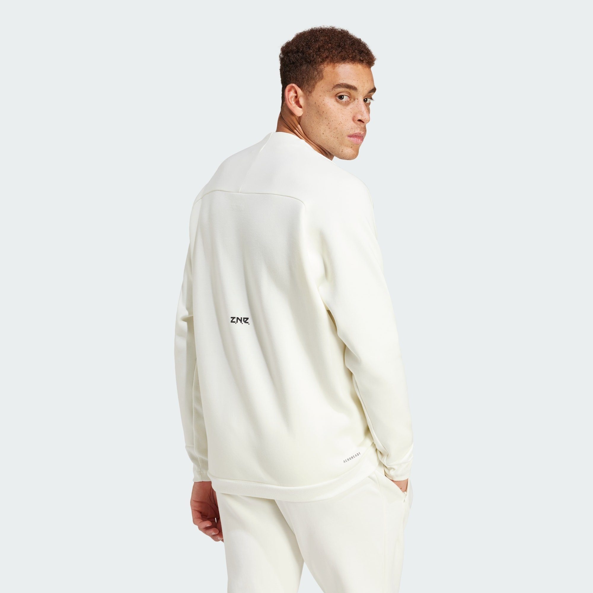 Sweatshirt ADIDAS White SWEATSHIRT PREMIUM Sportswear adidas Off Z.N.E.