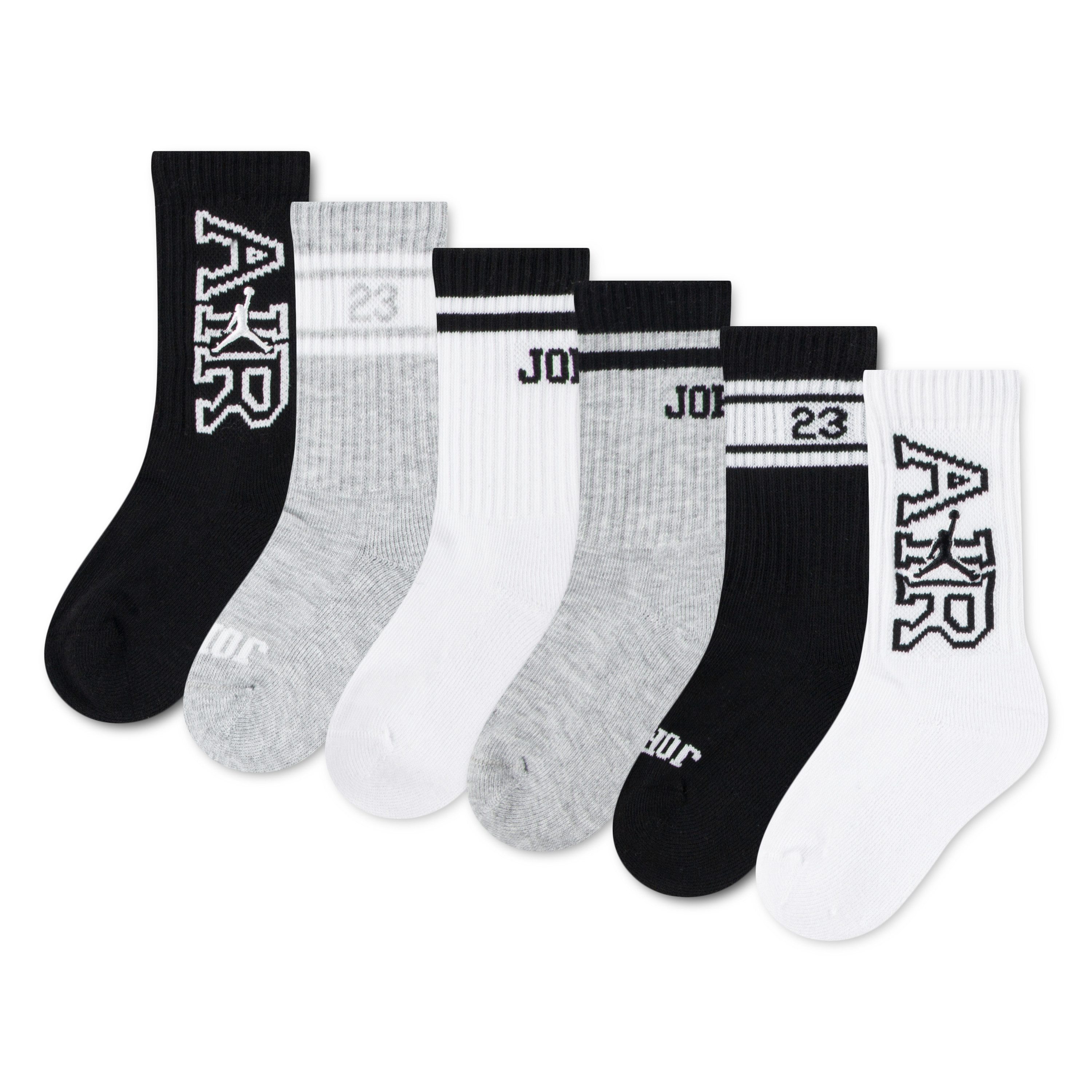 Jordan Socken JHB PLAY YOUR WAY 6PK CREW (6-Paar) 6er-Pack, für sportive Aktivitäten geeignet