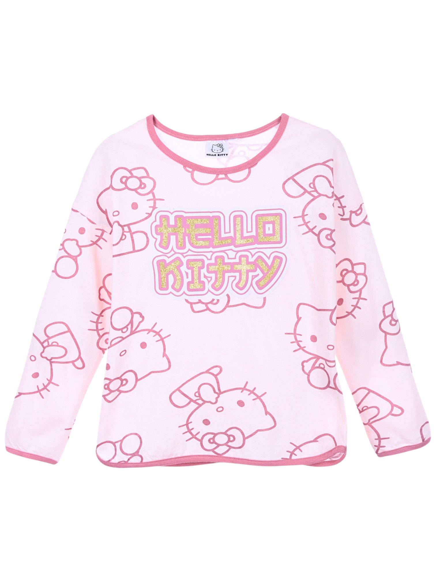 Langarmshirt mit Glitzer
