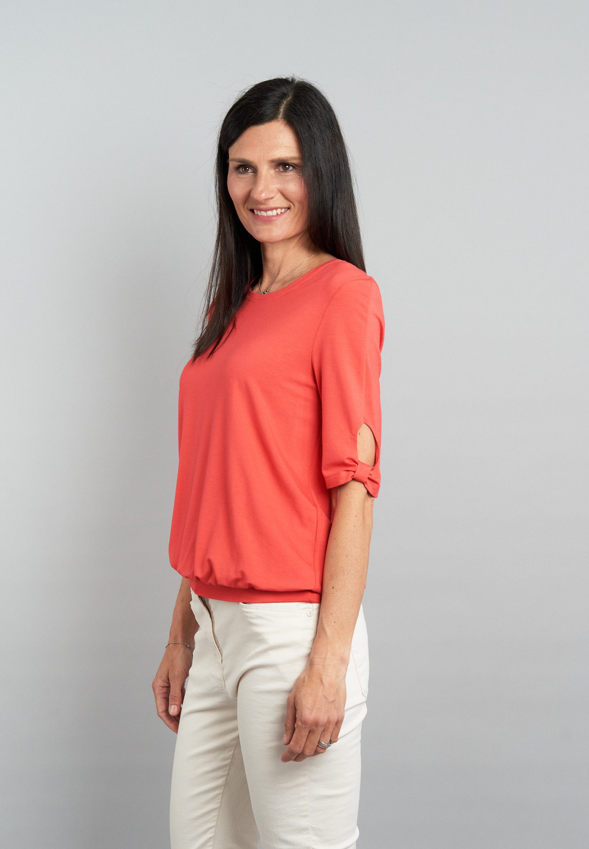 Seidel Moden Rundhalsshirt mit Cut-Out Details, günstig online kaufen
