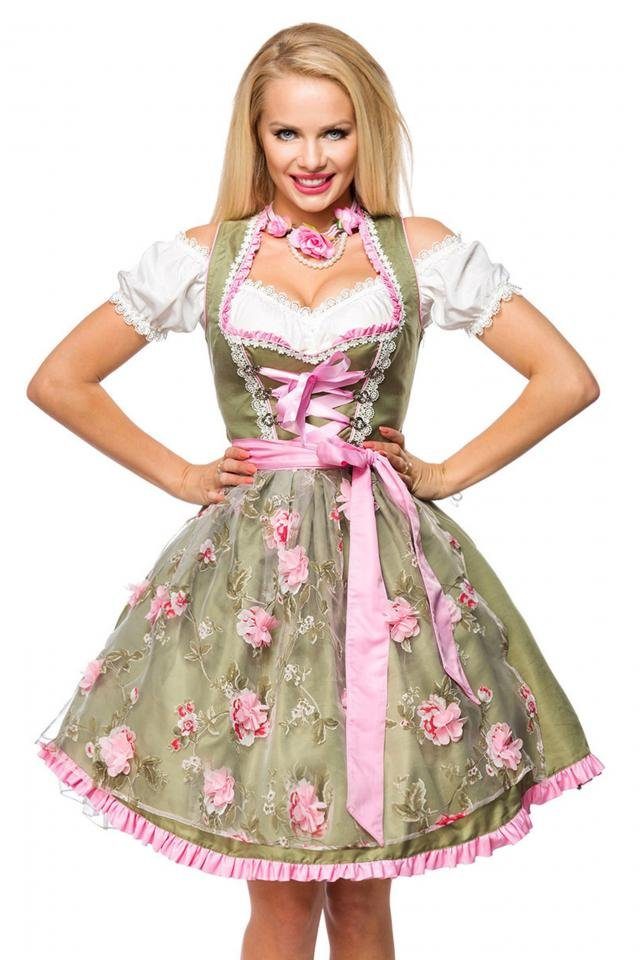 Damen Kleidung Kostüme & Besonderes Almbock Kostüme & Besonderes 36 Mini Dirndl Rosi 3-tlg braun-rosa NEU Dirndl Almbock  Gr 