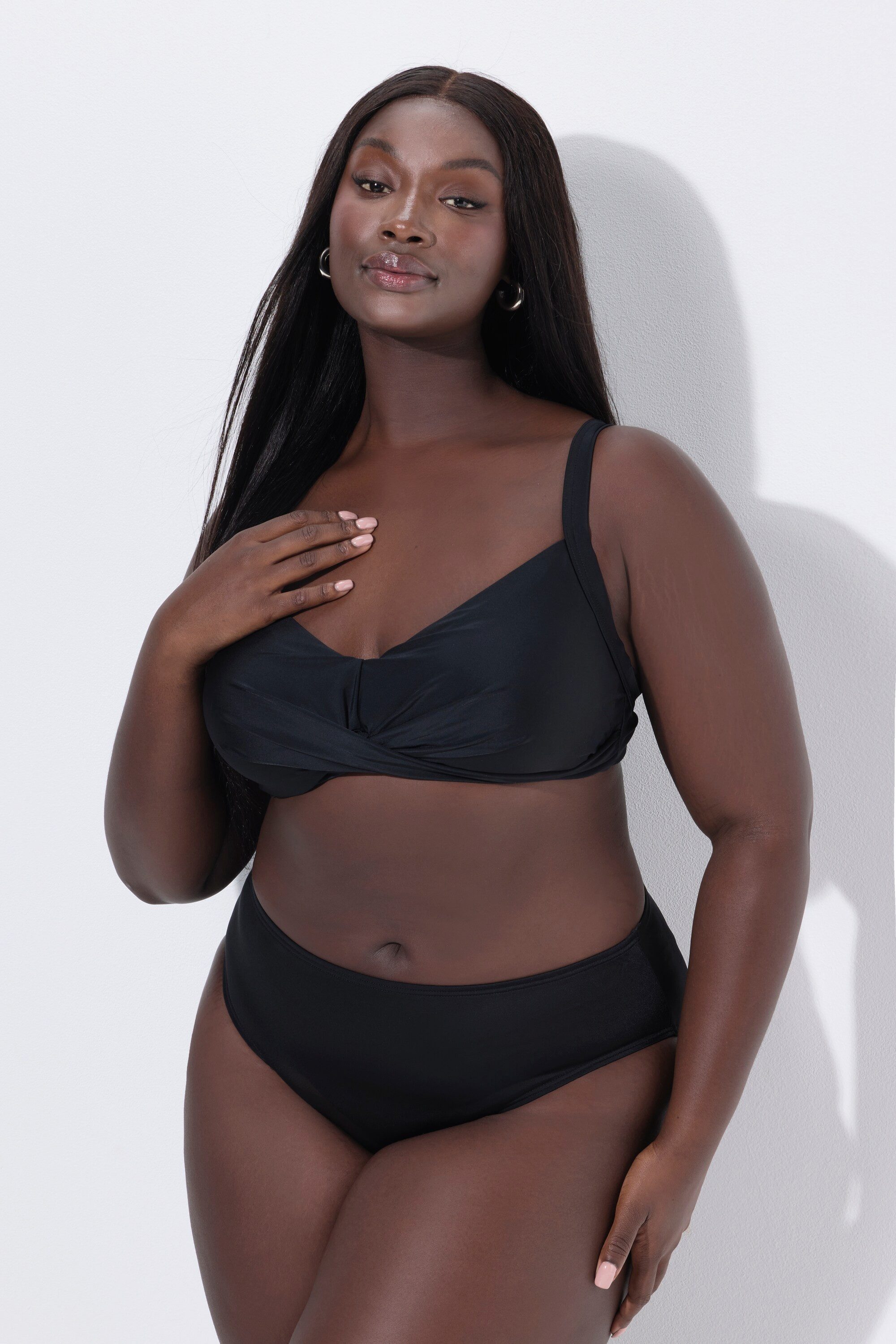 Ulla Popken Bikinislip bis 64, Bikinislip Unterteil, Uni elastisch günstig online kaufen