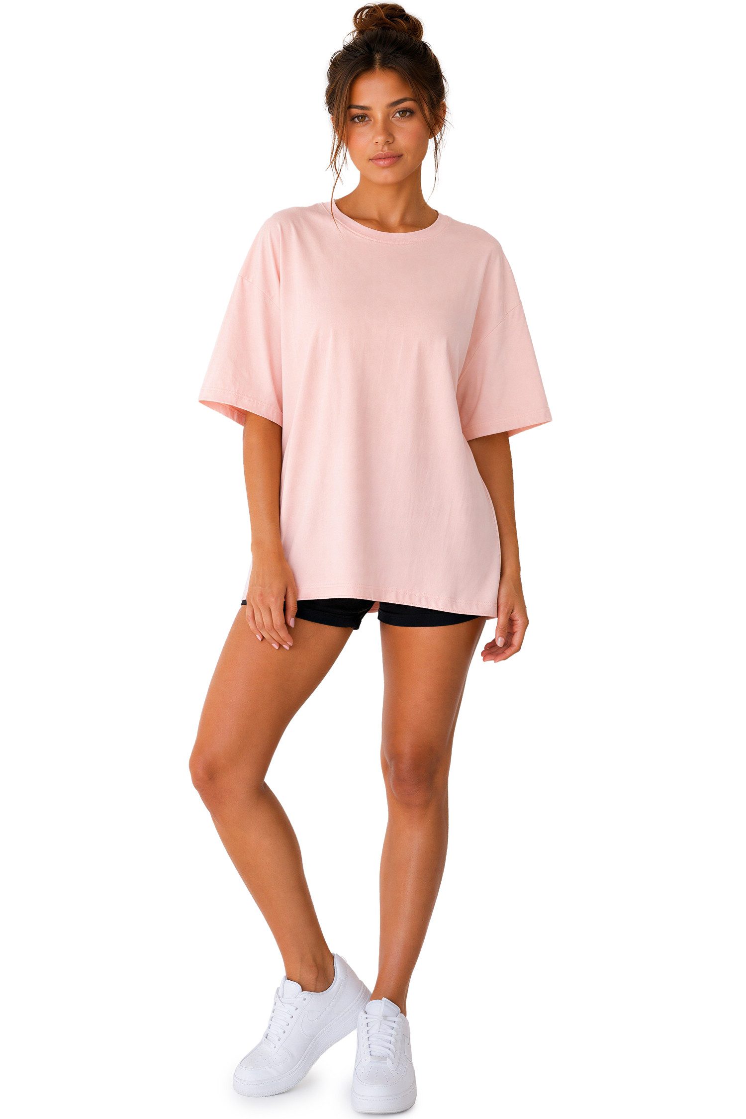 Oversize-Shirt Oversized Kurzarmshirt 24RSW058