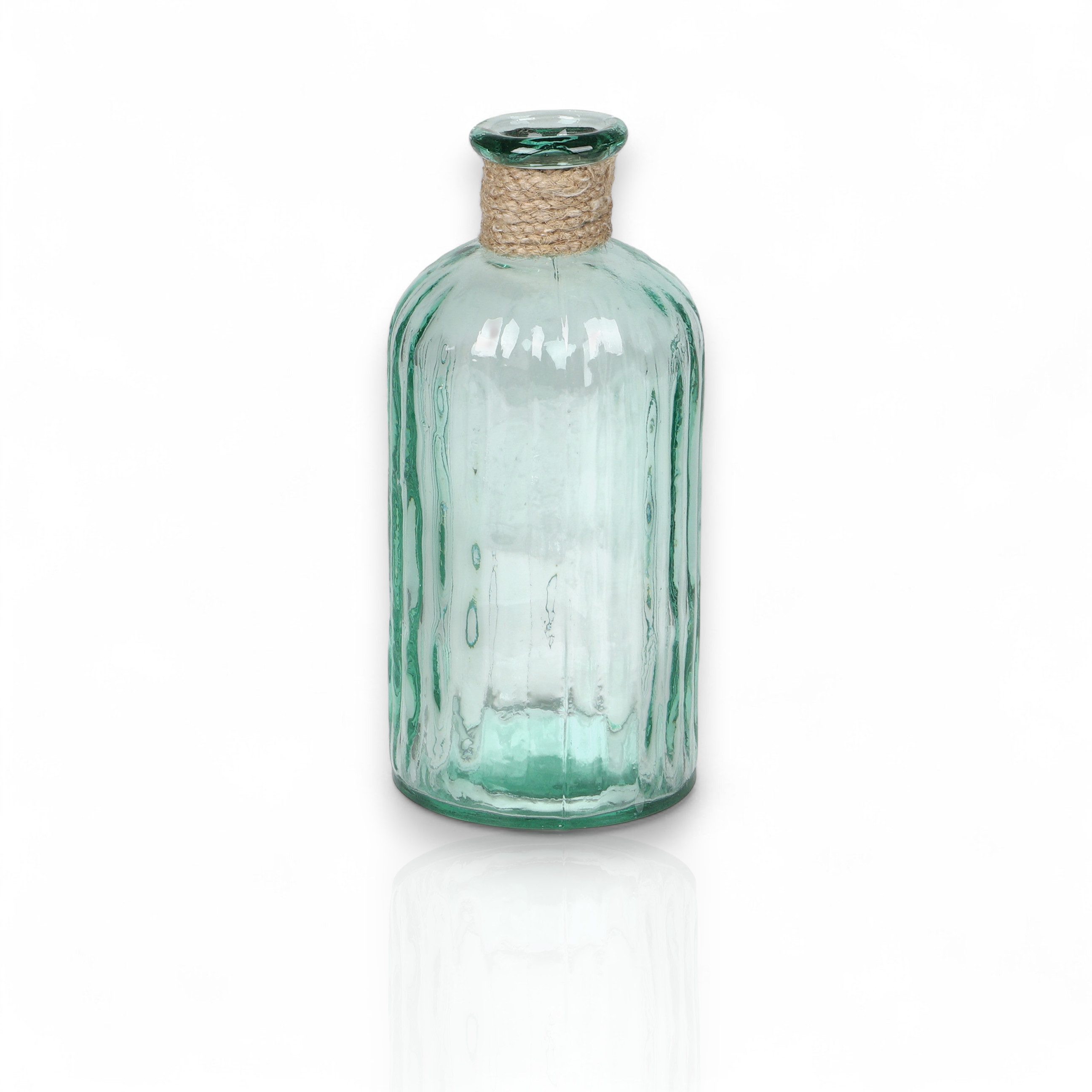 WestCraft Tischvase Flaschenvase SOPHIE aus recyceltem Glas, grün, Bottle V günstig online kaufen