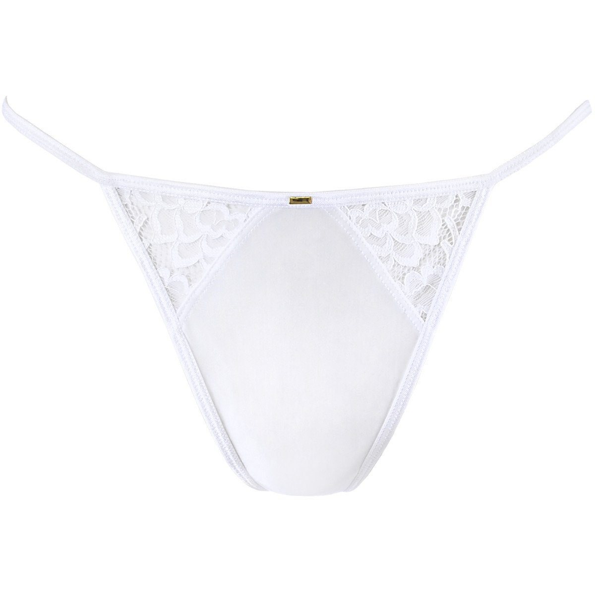 Nachthemd (L,M,S,XL) string white babydoll V-10459 - Axami &