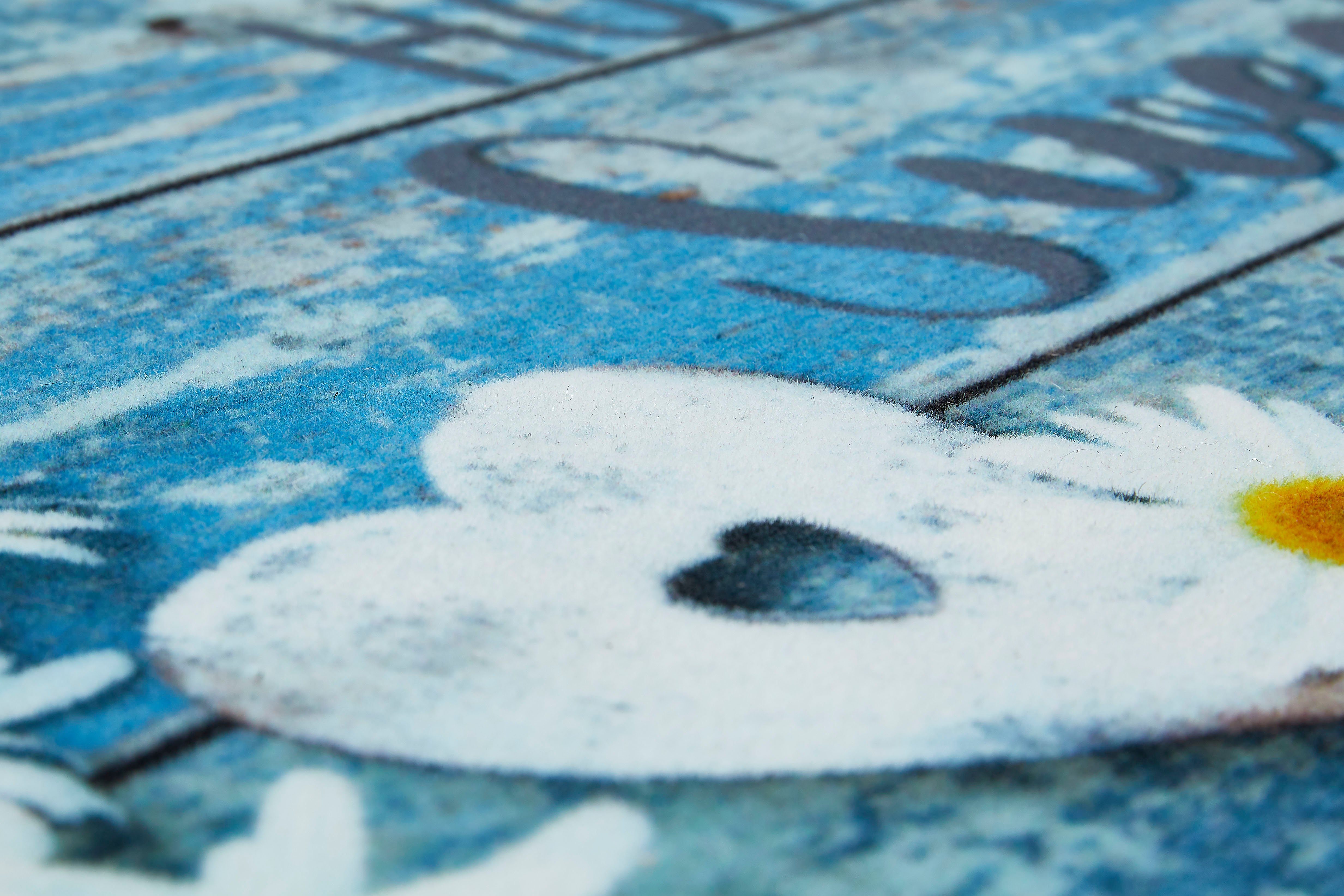 Fußmatte Modern, Andiamo, rechteckig, Höhe: verschiedene Sweet geeignet und Outdoor Home Schmutzfangmatte, In- Home Motive, 6,5 blau, mm