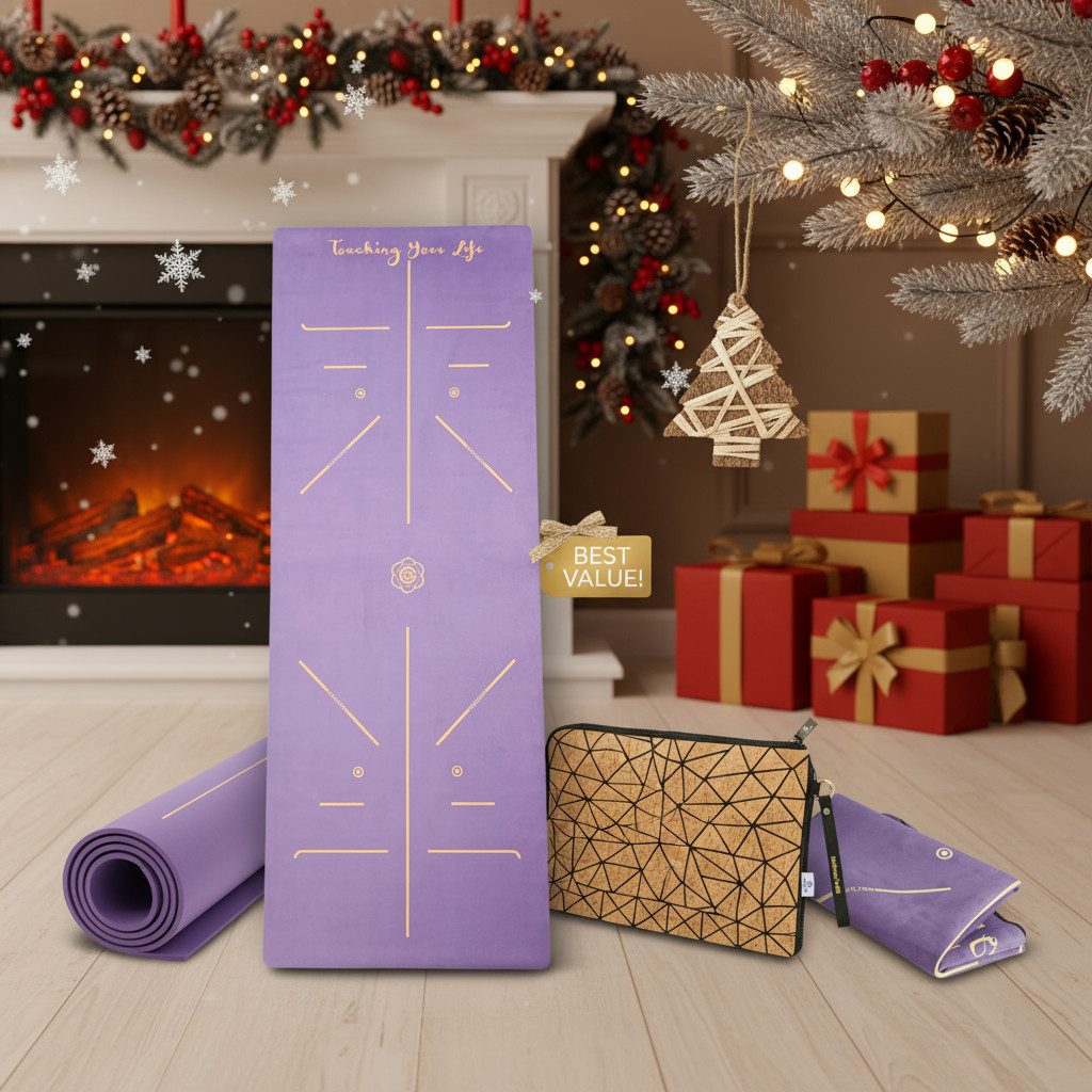GOLDEN Yogamatte GOLDEN Yogamatte Faltbar rutschfest 1,5mm Dünne Leicht Reise Matte, sehr leicht, viel Griffe, Gummi