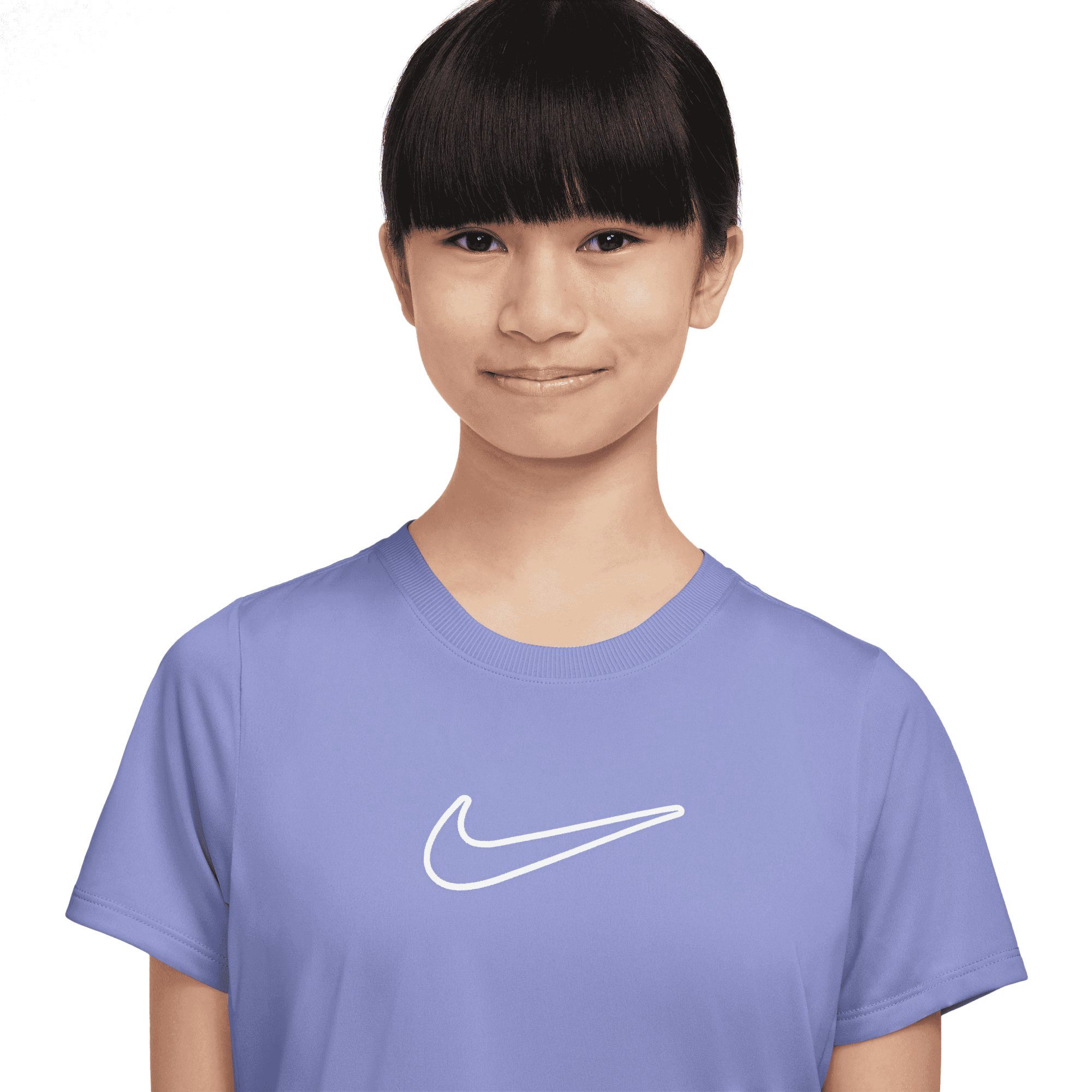 Nike T-Shirt Nike Mädchen T-Shirt Dri-FIT One Fitted Big Kids (Girl) FZ5600 – Bild 5 von 5