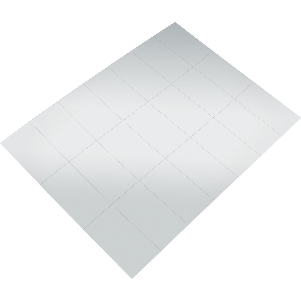 LEITZ Etiketten Universal Etiketten PC beschriftbar 70x42,3mm VE=2100 Stück,weiß