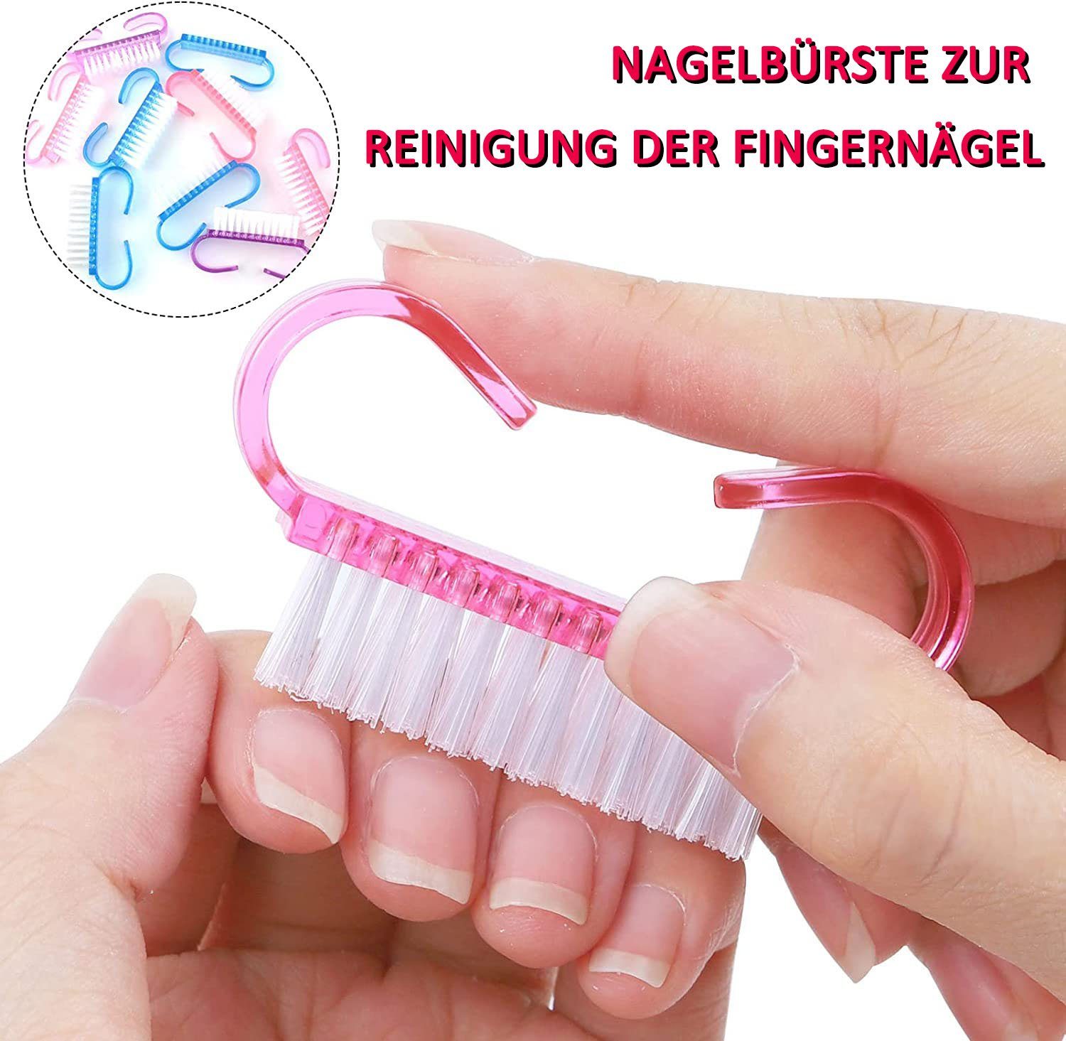 EBUY Reinigungsbürsten-Set 24 PackNagelbürste, Fingernagel schrubben Reinigungsbürste, (24-tlg)