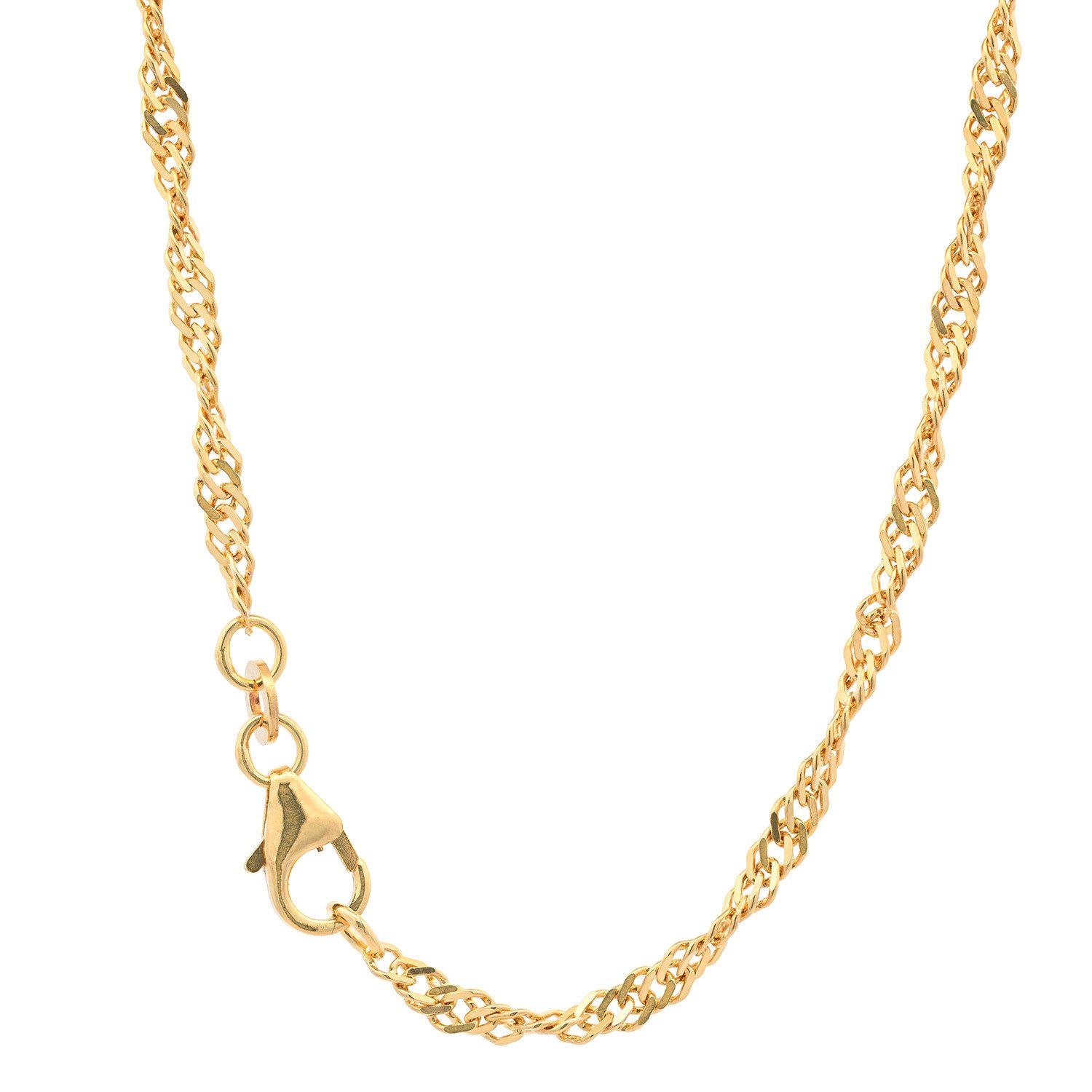 HOPLO Goldkette Goldkette Singapurkette Länge 19cm - Breite 2,4mm - 333-8 K günstig online kaufen