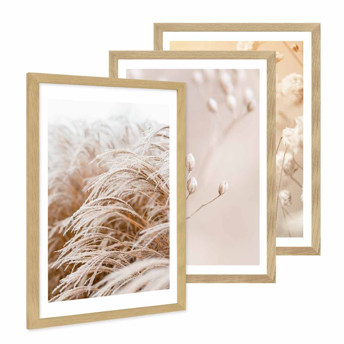 PHOTOLINI Bilderrahmen 3er Set breite Rahmen, günstig online kaufen