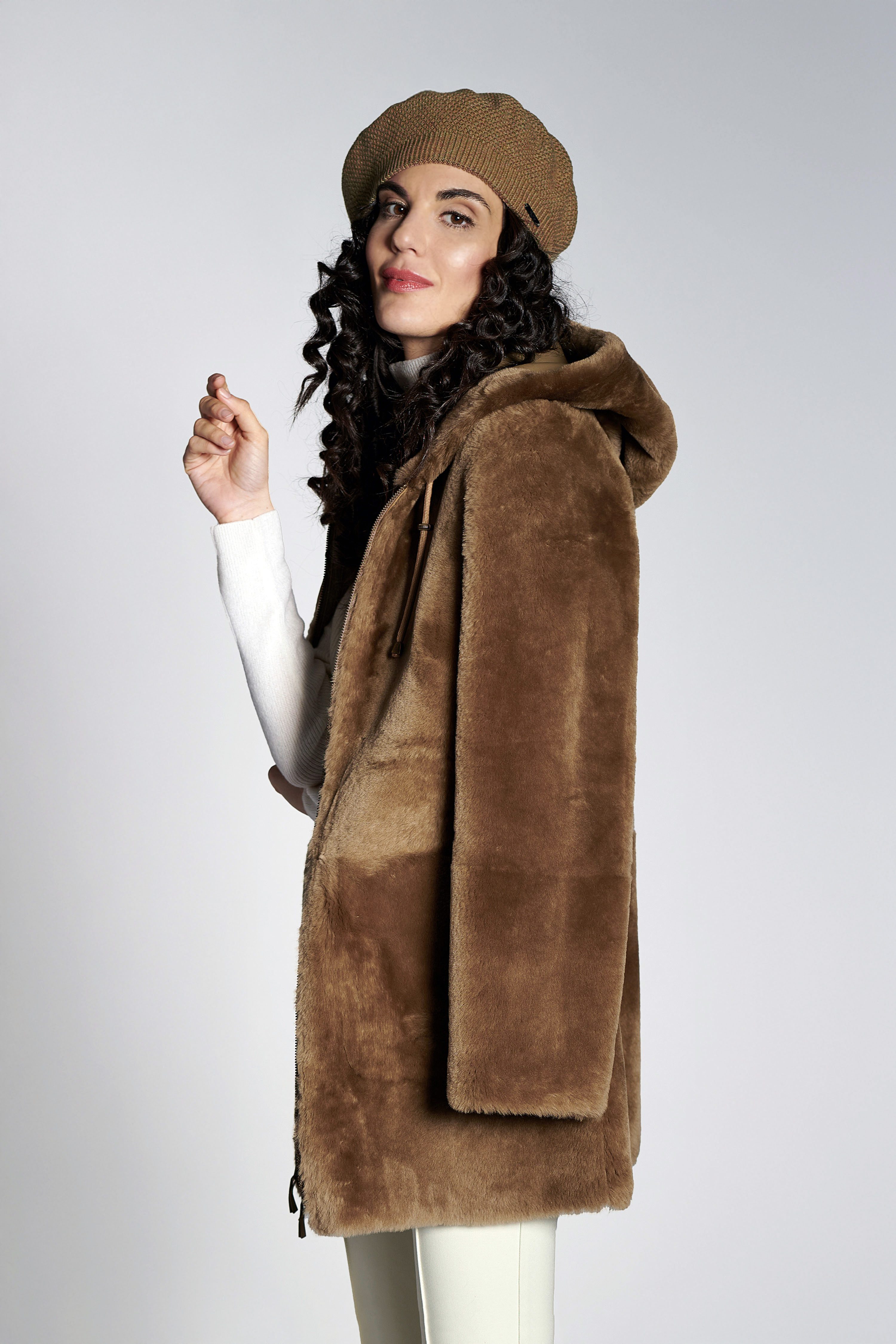 FUNK since 1776 Ledermantel aus Merino Lamm zum Wenden kann von beiden Seiten getragen werden